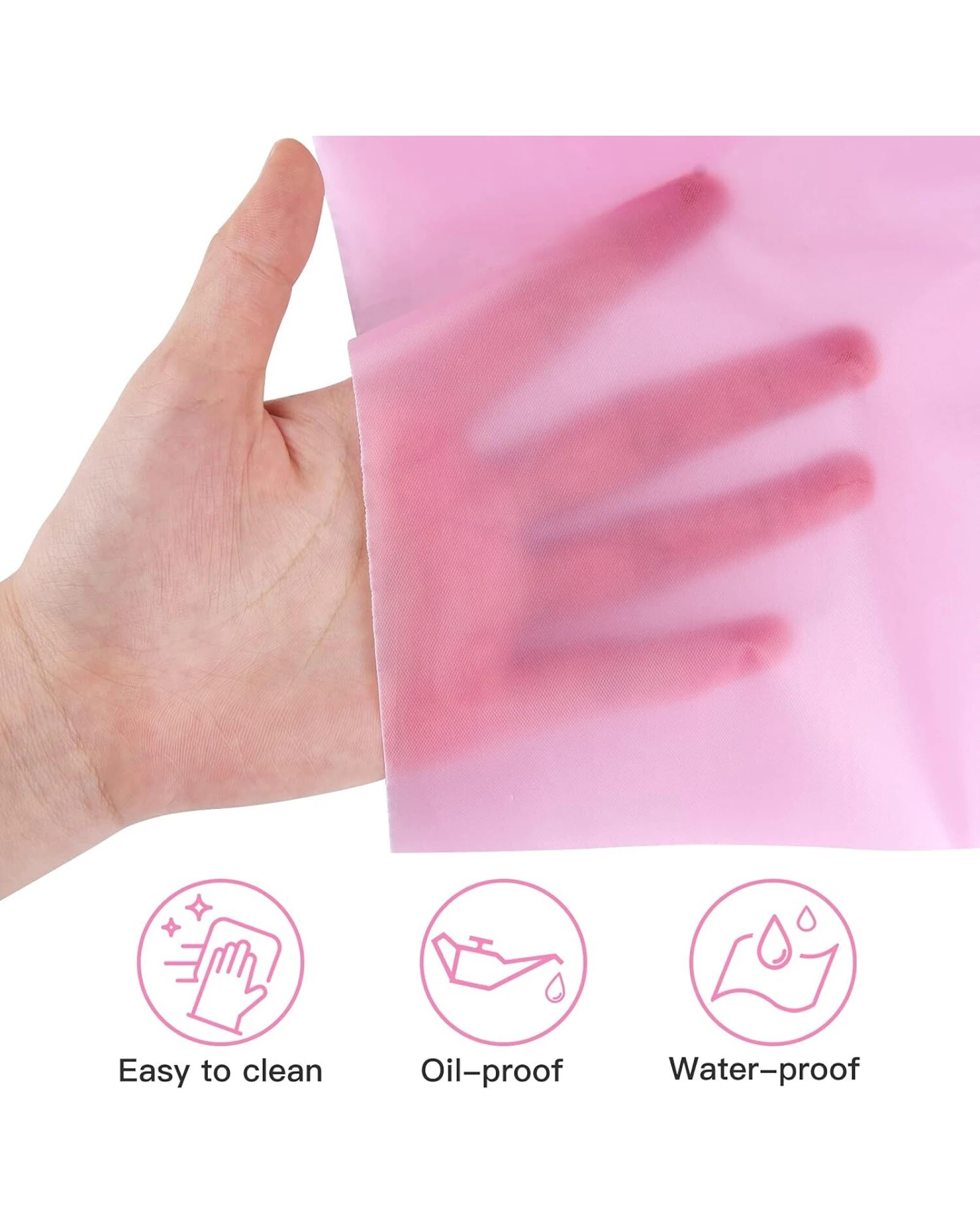 2 BR Home Reusable and Washable Table Cloth for Christmas Parties, 137cm x 274cm, 2 of 3