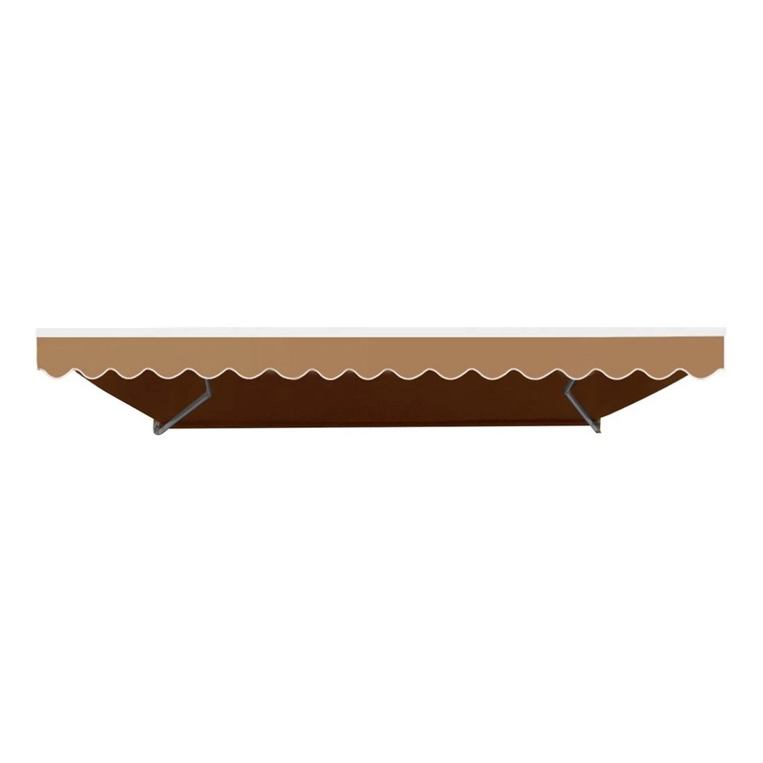 3 Instahut Retractable Folding Arm Awning Manual Sunshade 2.5Mx2M - Beige, 3 of 6