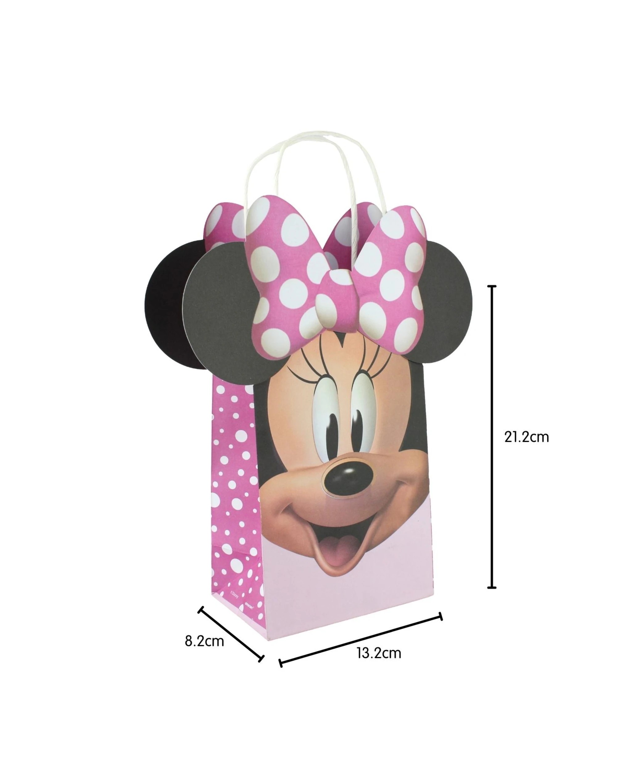 2 Disney Minnie Mouse Forever Create Your Own Paper Gift Bags Pack of 8, 2 of 2