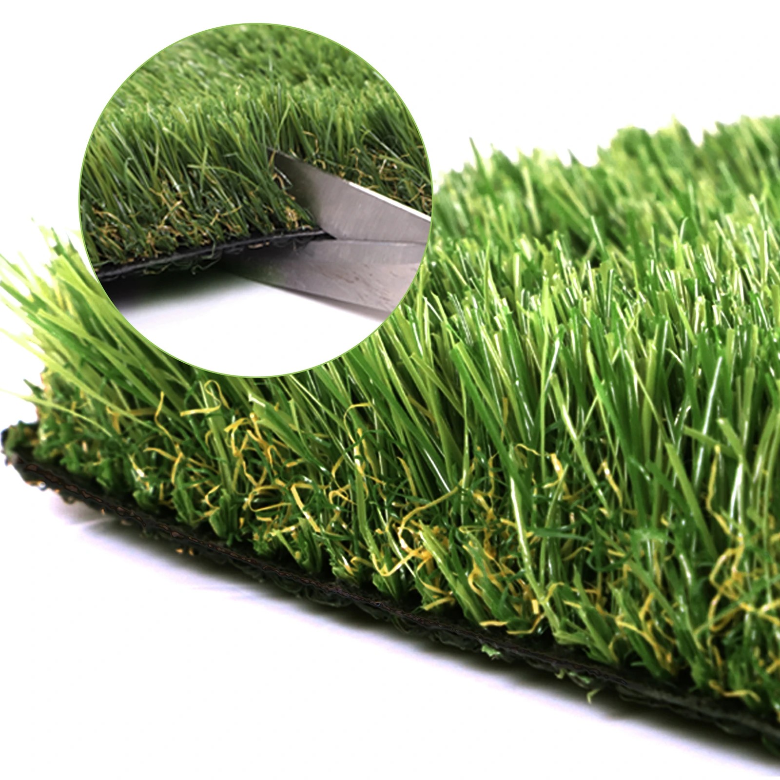3 Artificial Grass 35mm 10sqm Synthetic Turf Gloss Fake Lawn 2mx5m - Green, 3 of 5