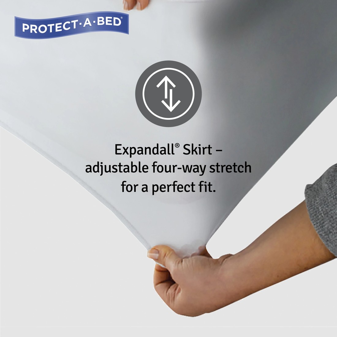 4 Protect A Bed Serenity Dynatexâ„¢ Fleece Fitted Waterproof Sleep Protectors - Double - White, 4 of 4