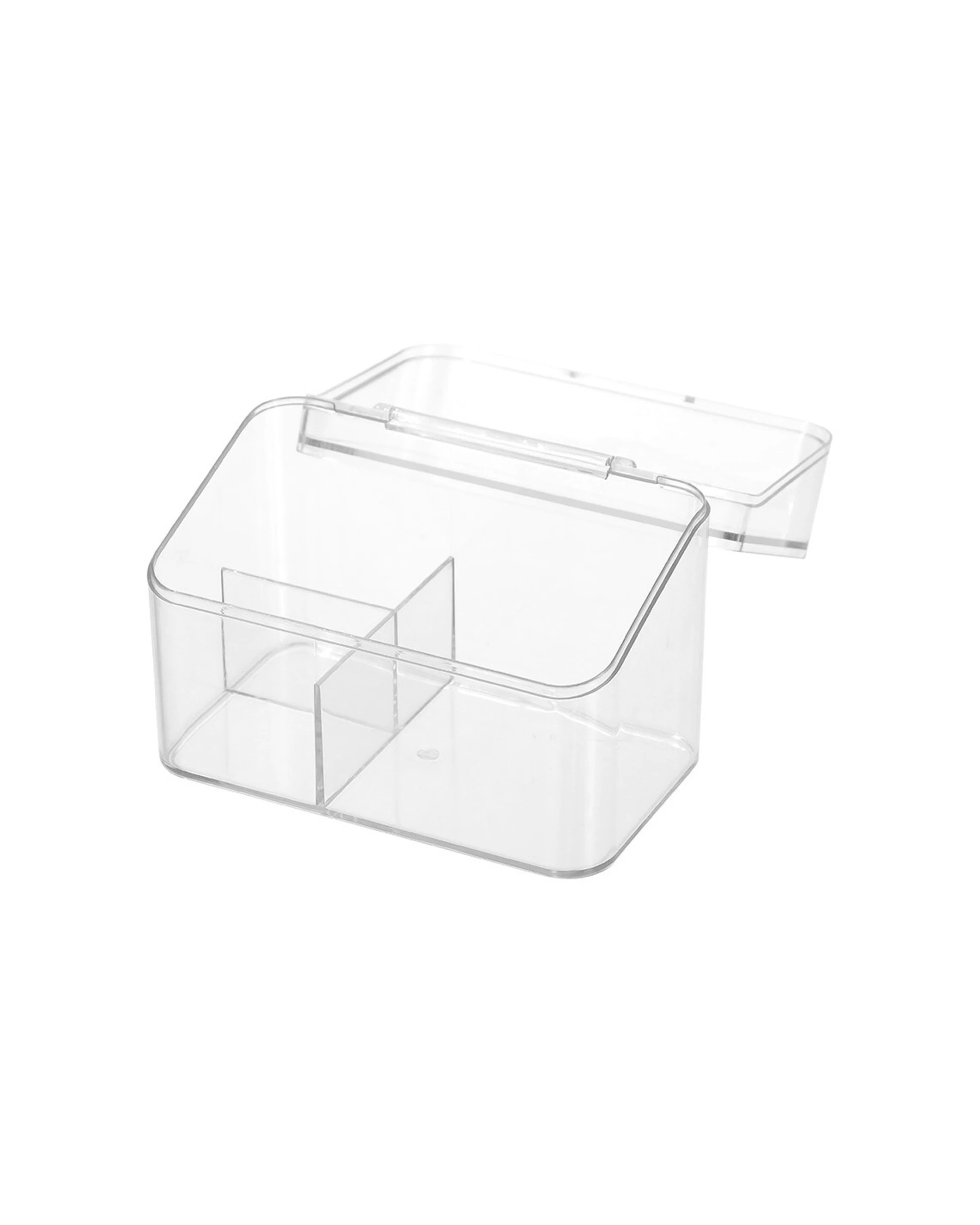 5 Boxsweden 14cm Crystal Cosmetics Flip Lid Box - Makeup Storage - Durable Plastic
 - plain, 5 of 6