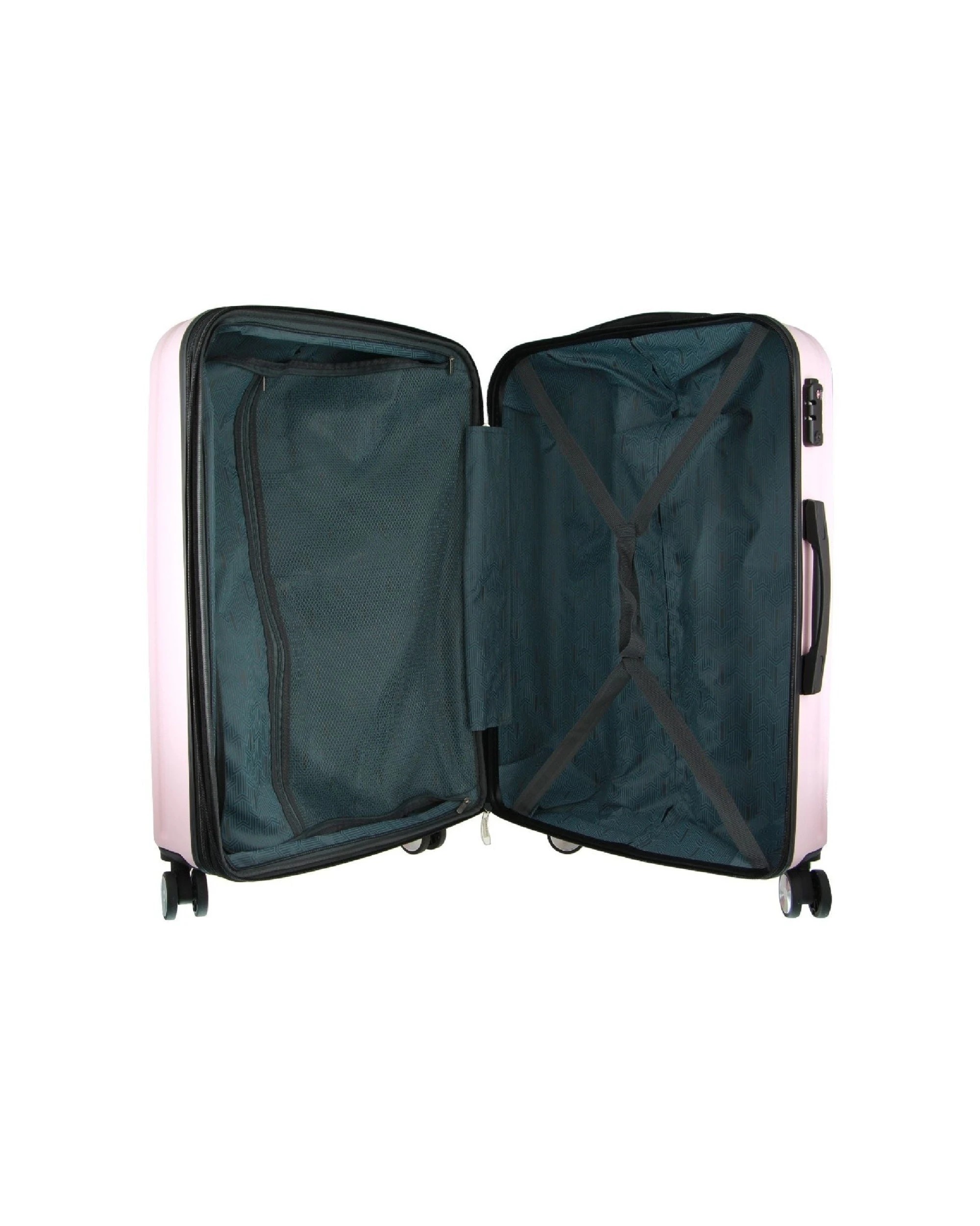 2 Pierre Cardin Durable Hard Shell 4 Wheel Expandable TSA Lock Large Suitcase Rose - Pink, 2 of 3