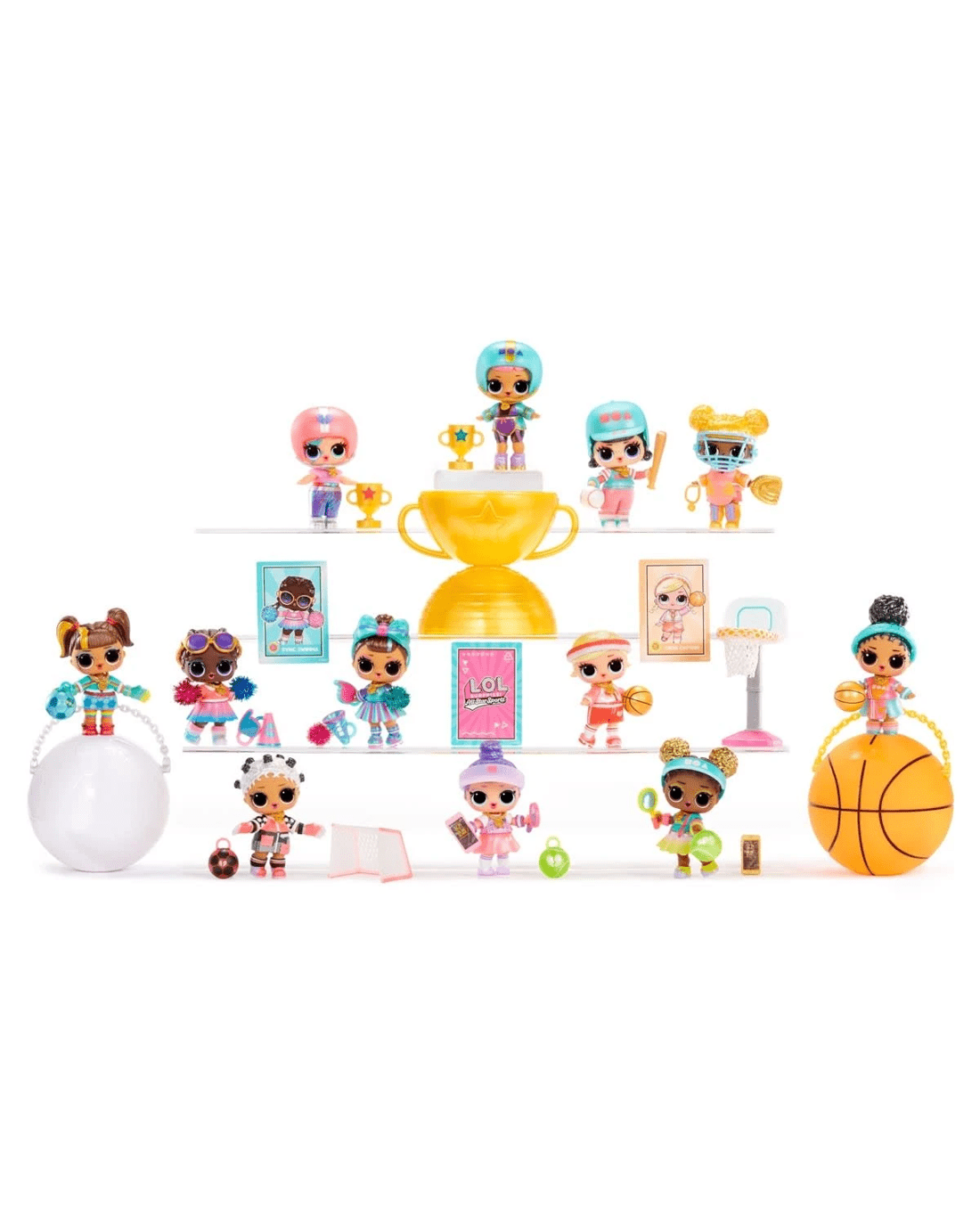 6 L.O.L. Surprise! All Star Sports Vault Tot - Assorted, 6 of 6