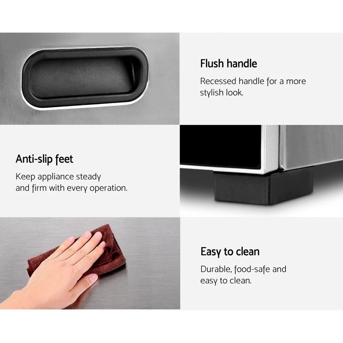 7 Devanti 10 Trays Food Dehydrator - Silver, 7 of 7