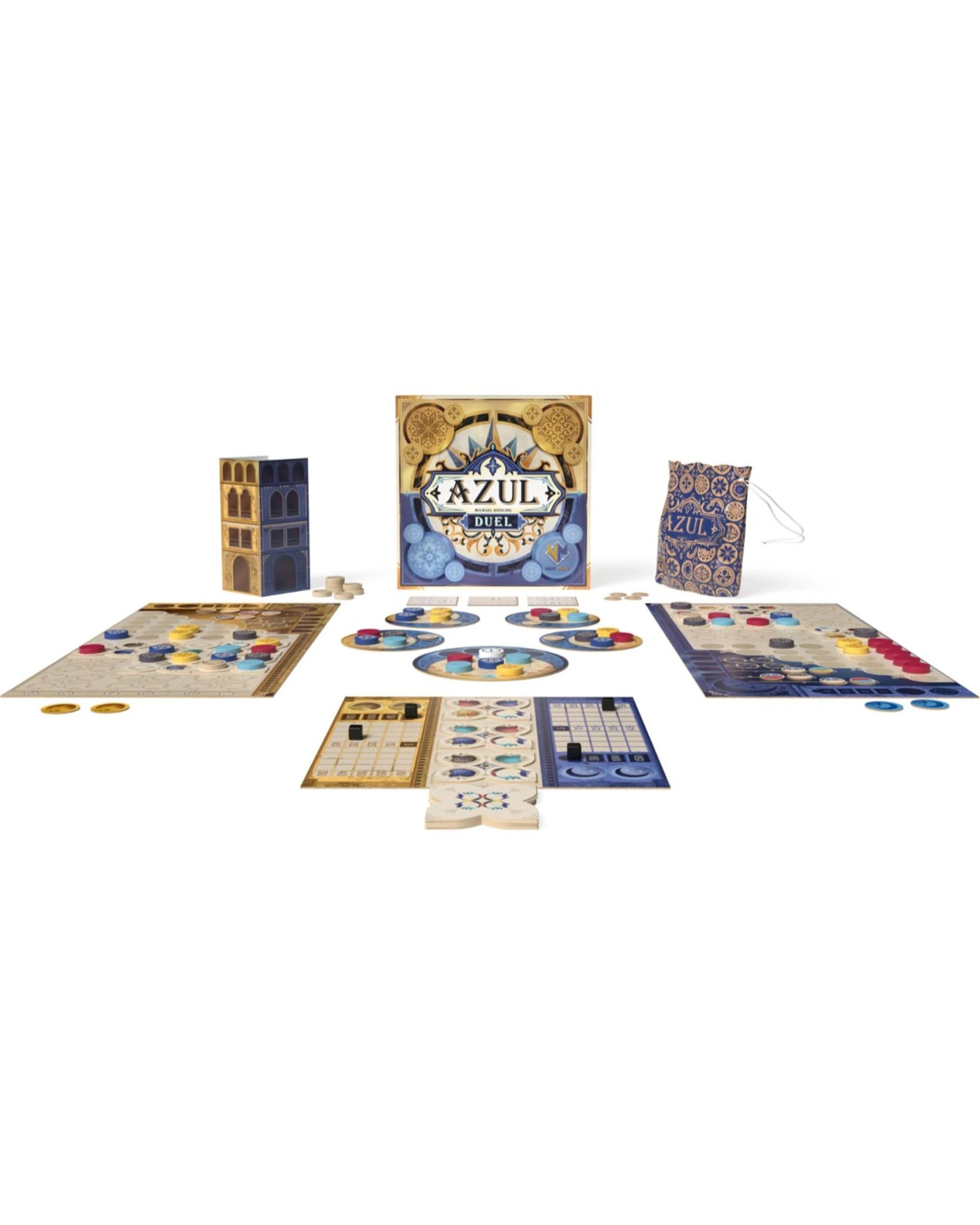 4 Azul Duel Board Game, 4 of 6