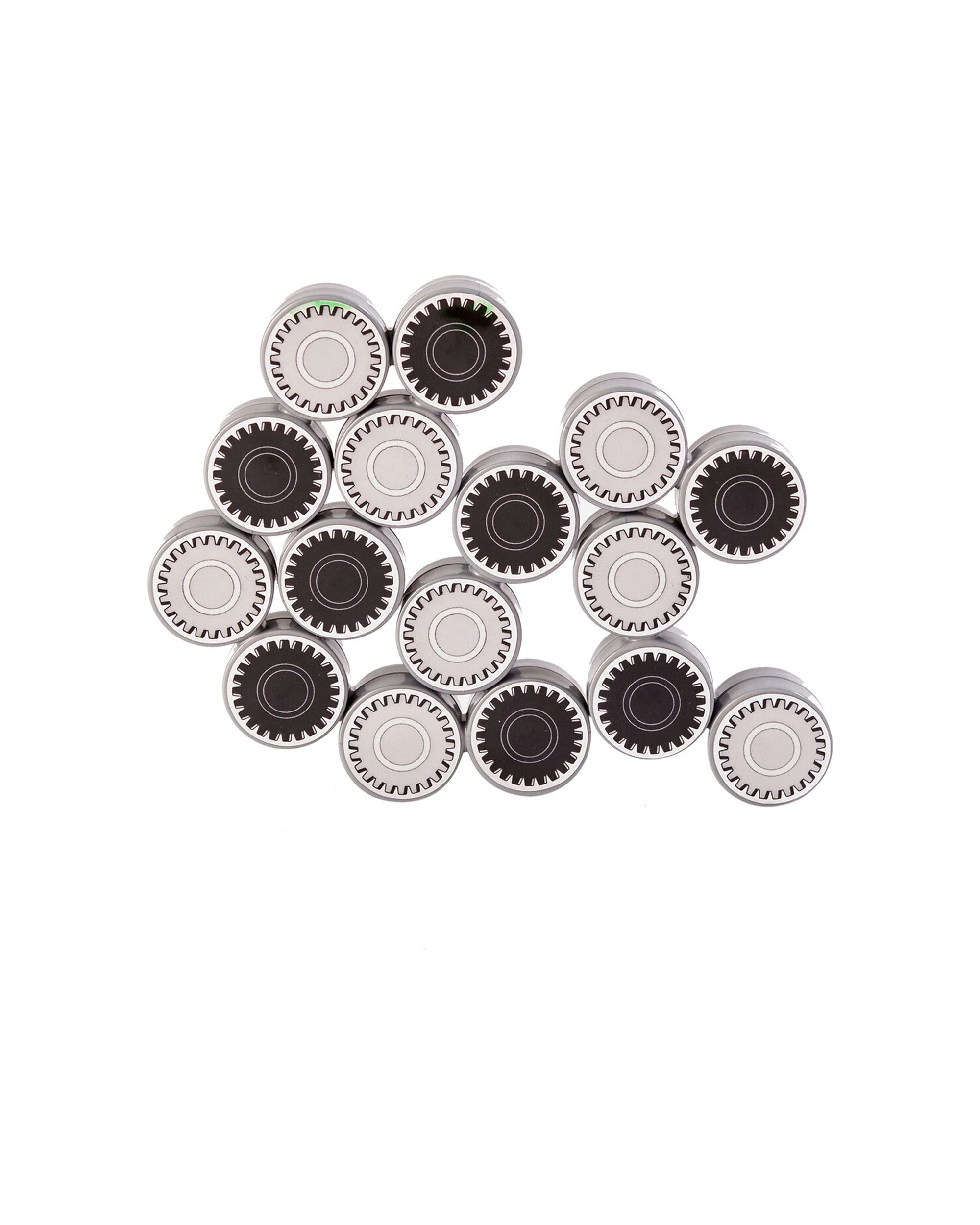 6 Fat Brain Toy Co. Coggy Folding Clicking Gears Puzzle Brain Teaser 40 Cards Kids Game - Multi, 6 of 8