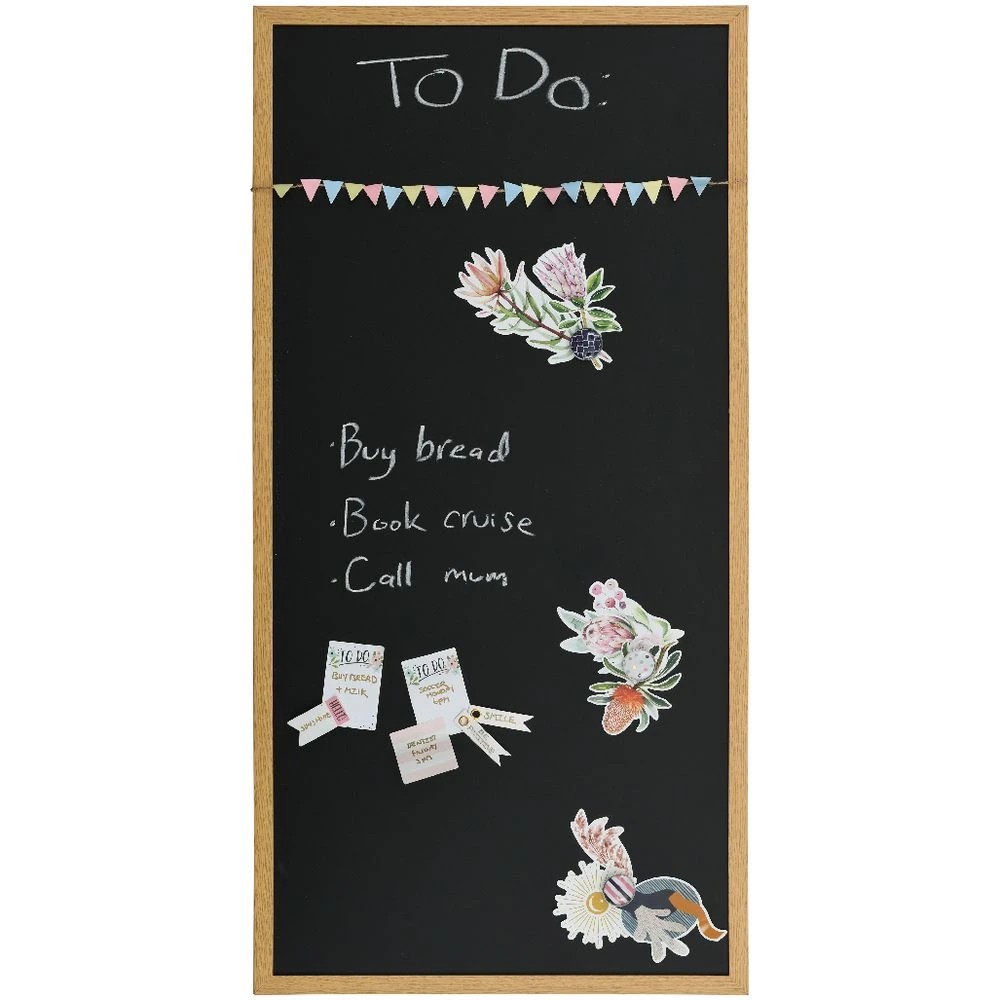 8 Otto Chalkboard Oak Frame 900x450mm, 8 of 8