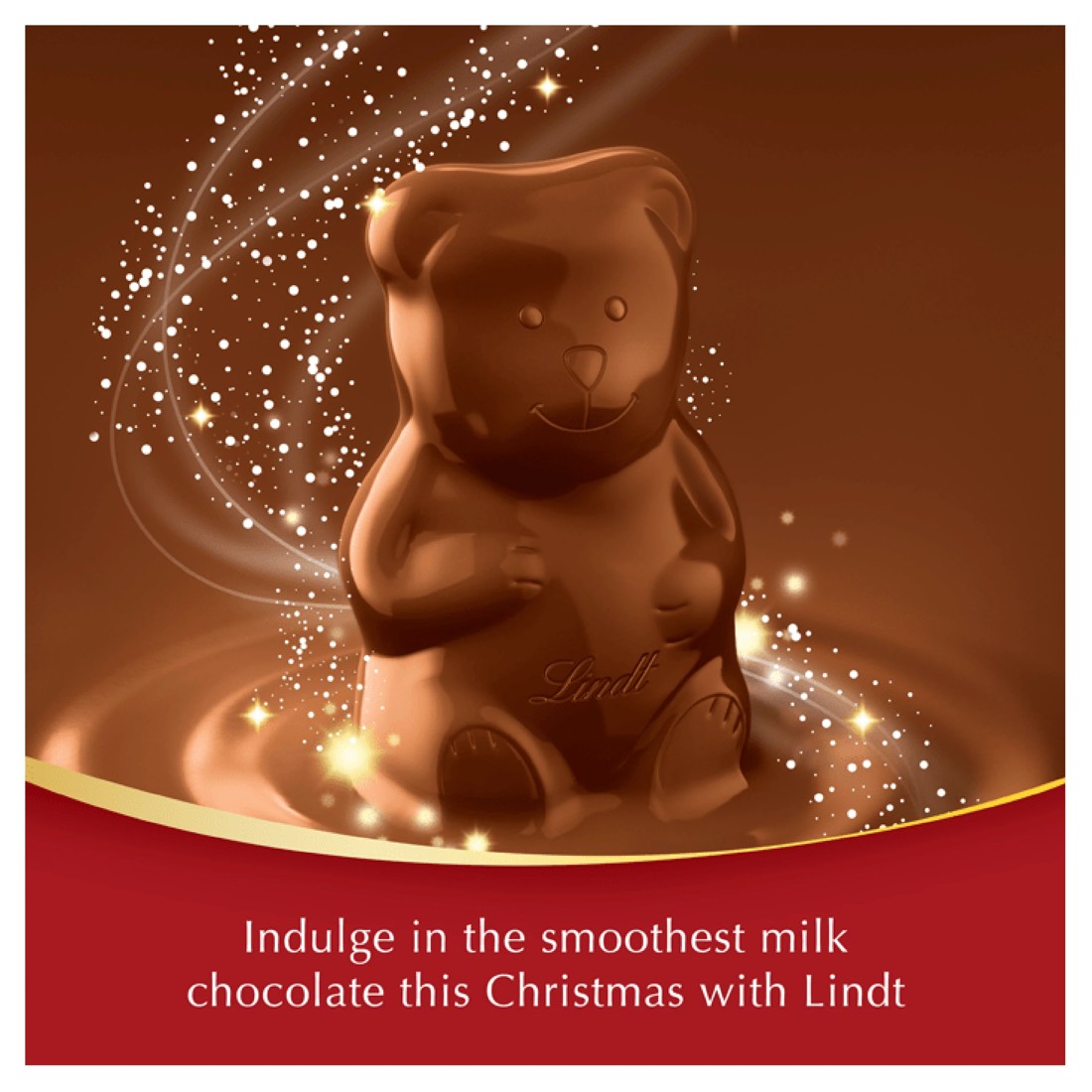 4 Lindt Teddy Advent Calendar Assorted Chocolates 170g, 4 of 8