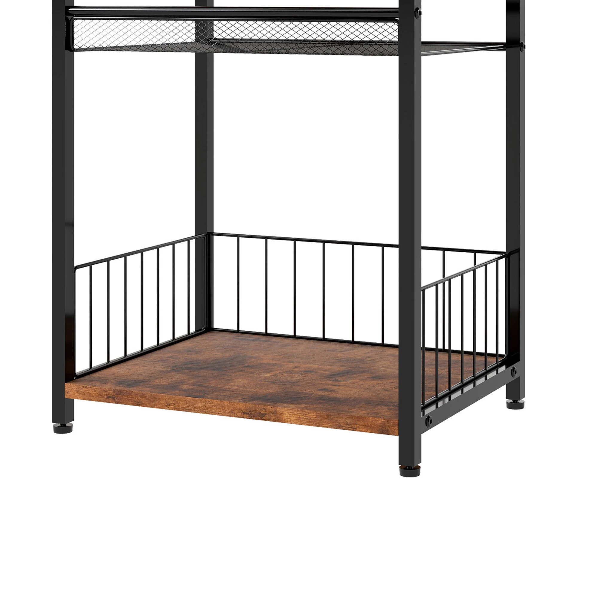 6 Levede Side Table  3 Tier Vintage - Brown, 6 of 9