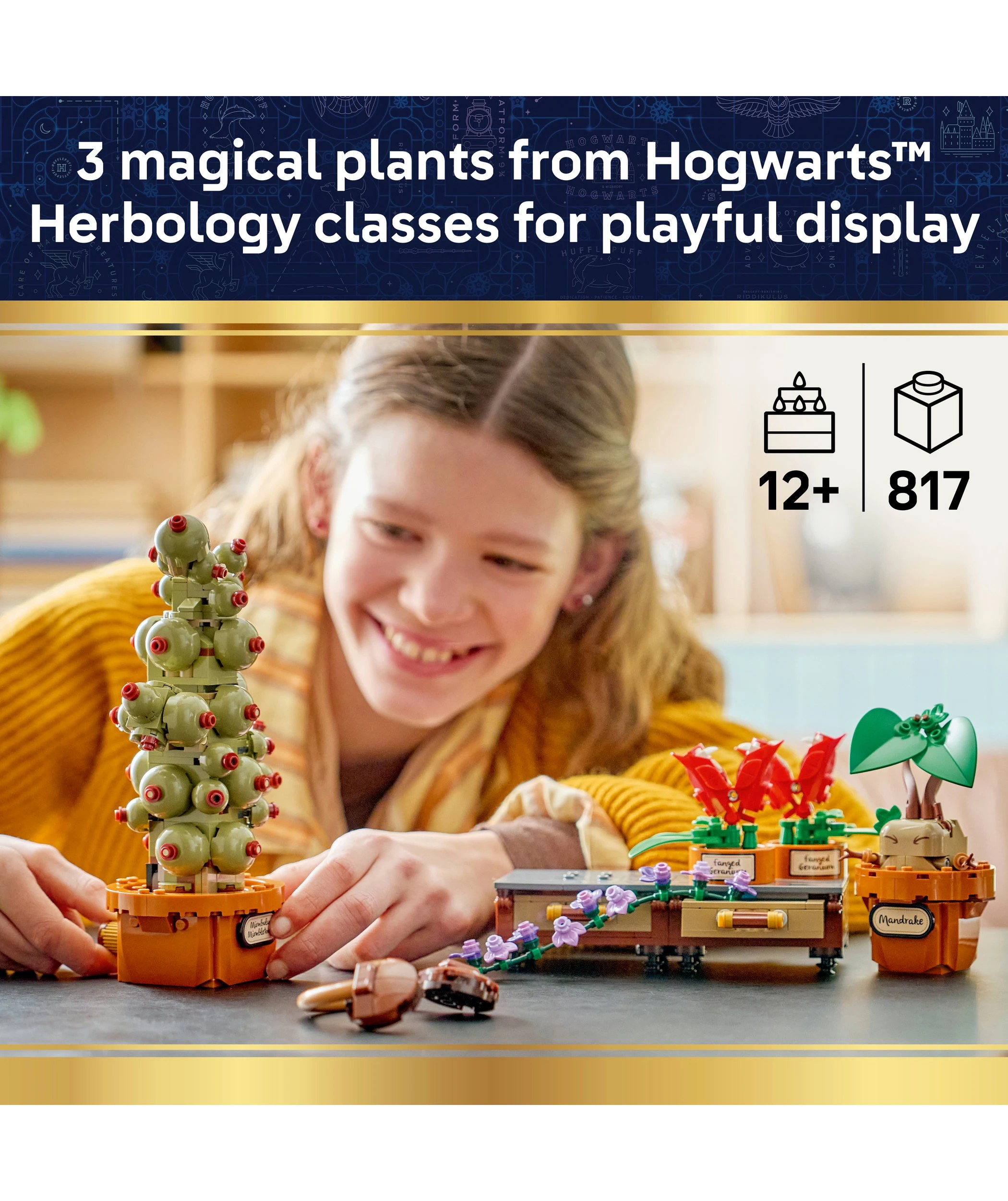 3 LEGO Harry Potter Hogwarts Herbology Plants 76474, 3 of 9