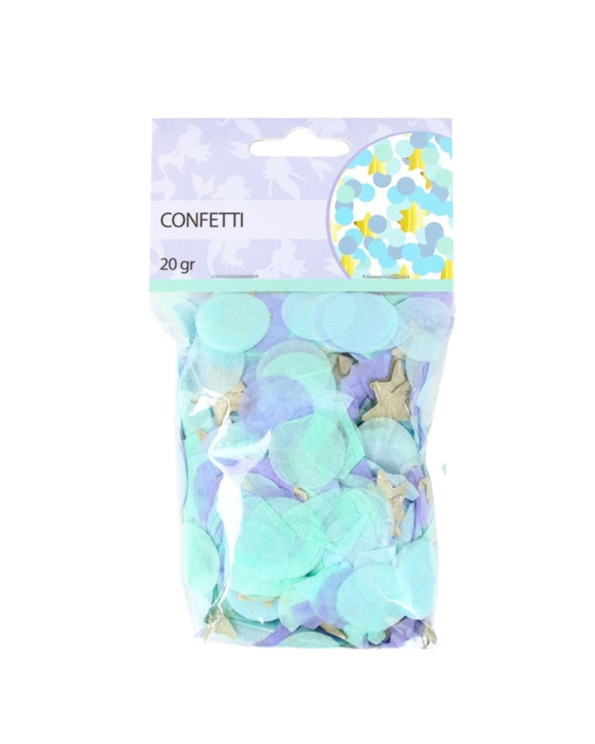 2 Party Maker Mermaid Dream Tissue Confetti 2cm, 2 of 2