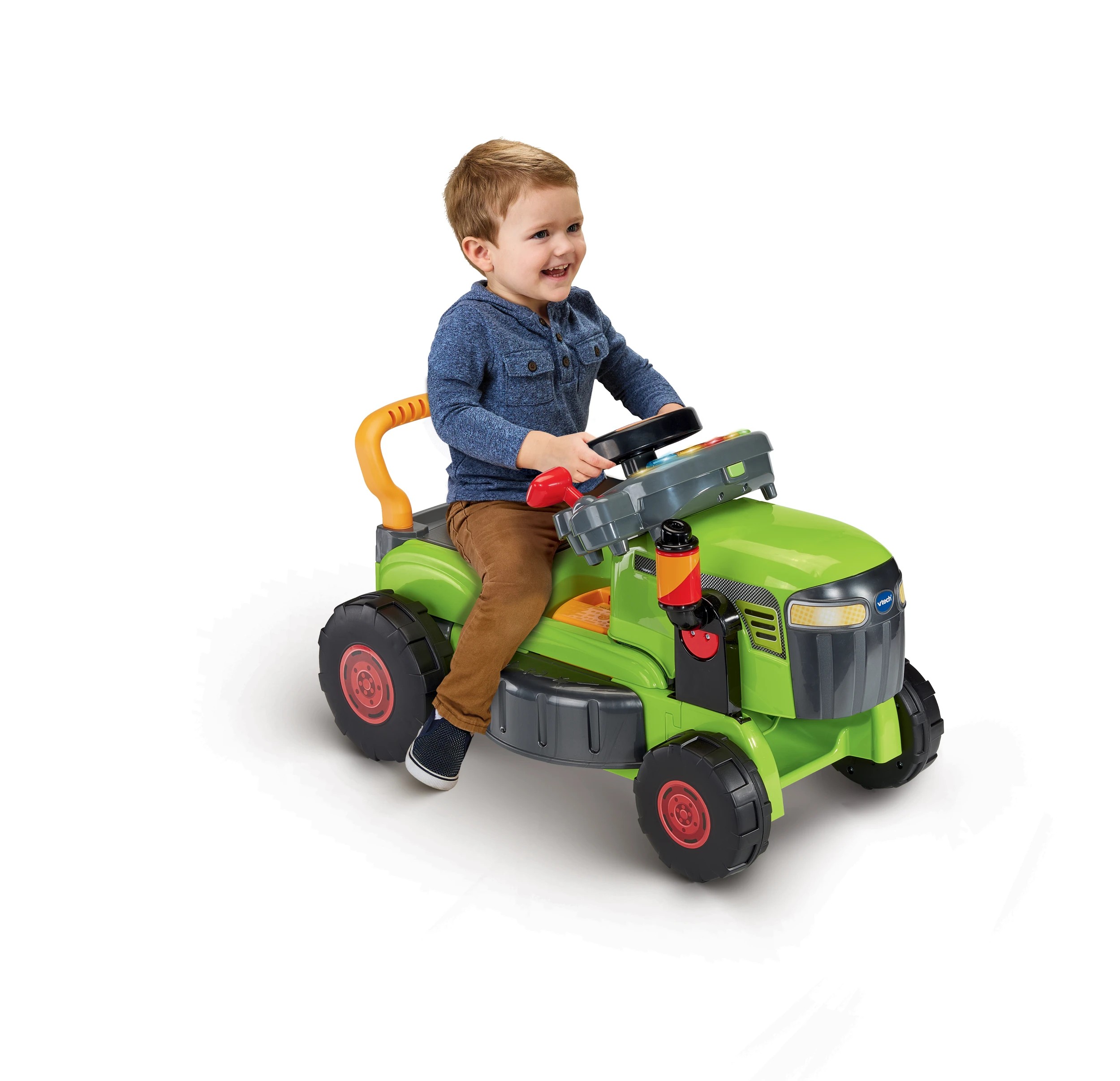 4 VTech 3-in-1 Mow and Grow Tractor - Green, 4 of 5