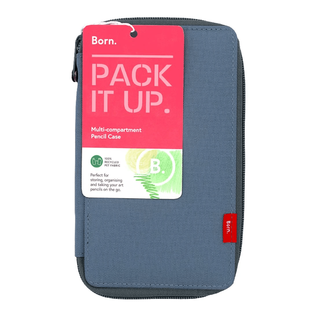 1 Born Pencil Case Black, 1 of 4