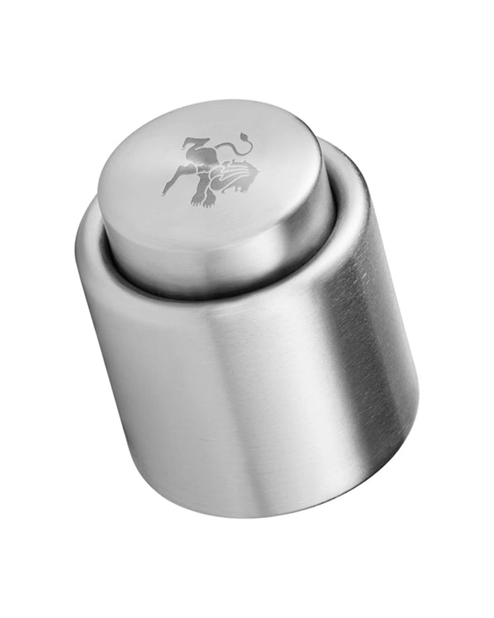 2 Maxwell & Williams Cocktail And Co Stainless Steel Wine Bottle Stopper
 - Silver, 2 of 3