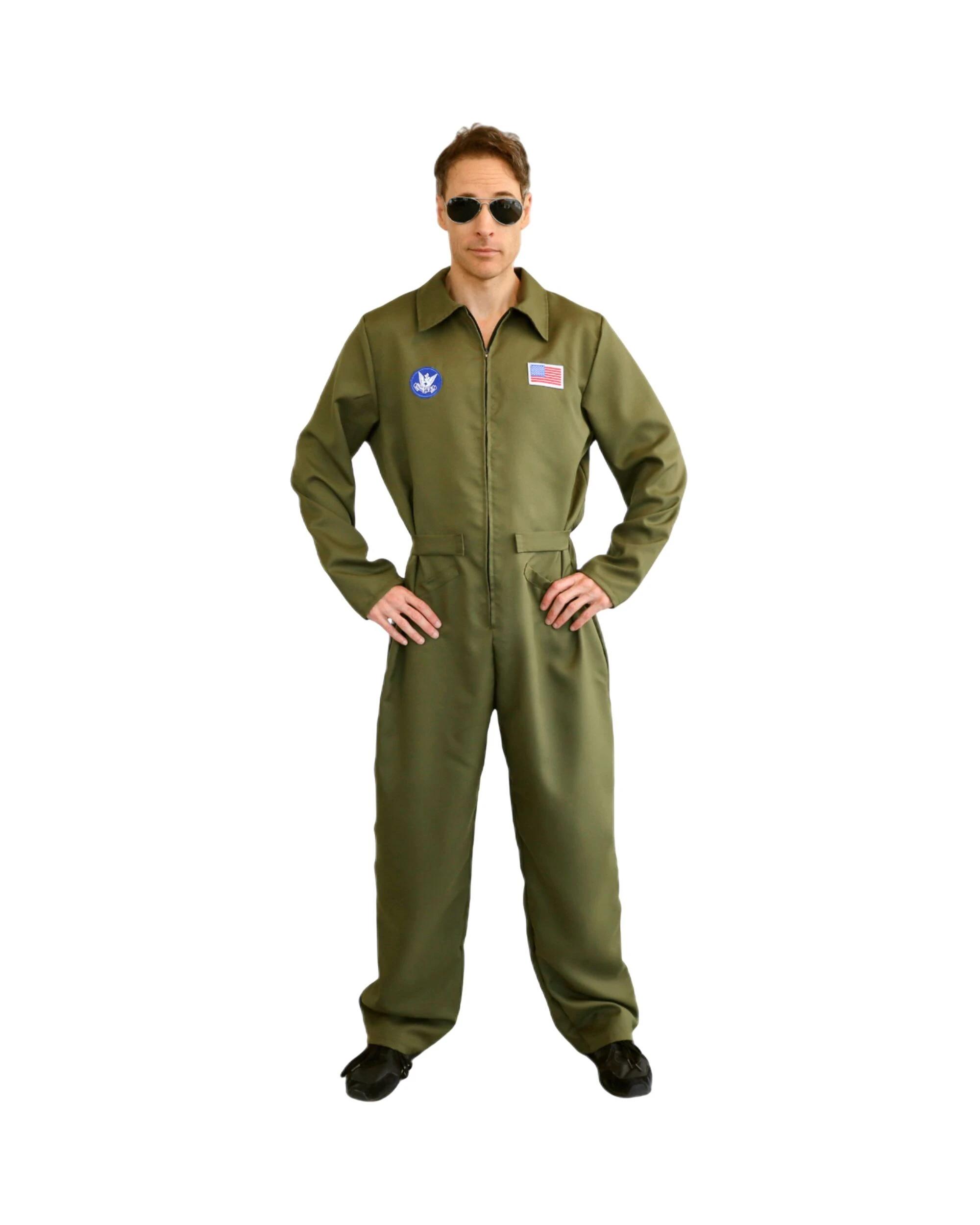 1 Tomfooery Fight Suit Adut Costume GREEN, 1 of 8