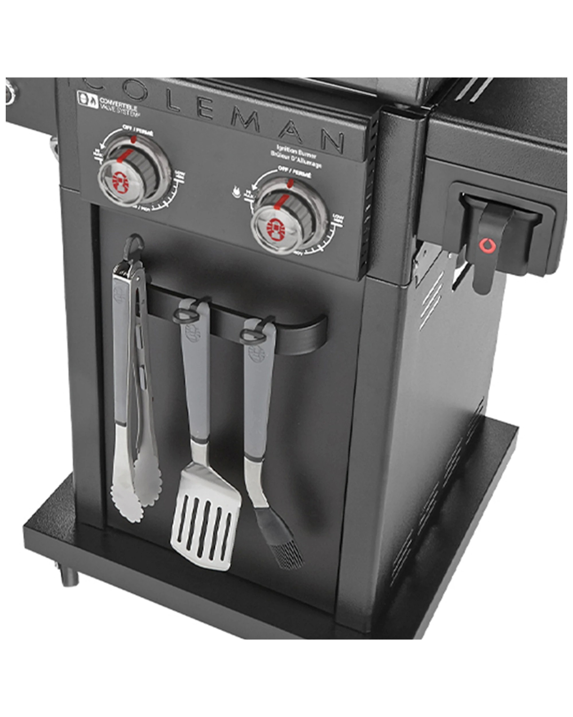 9 Coleman Revolution 2 Burner BBQ With Folding Shelves Instastart Ignition - Black, 9 of 9