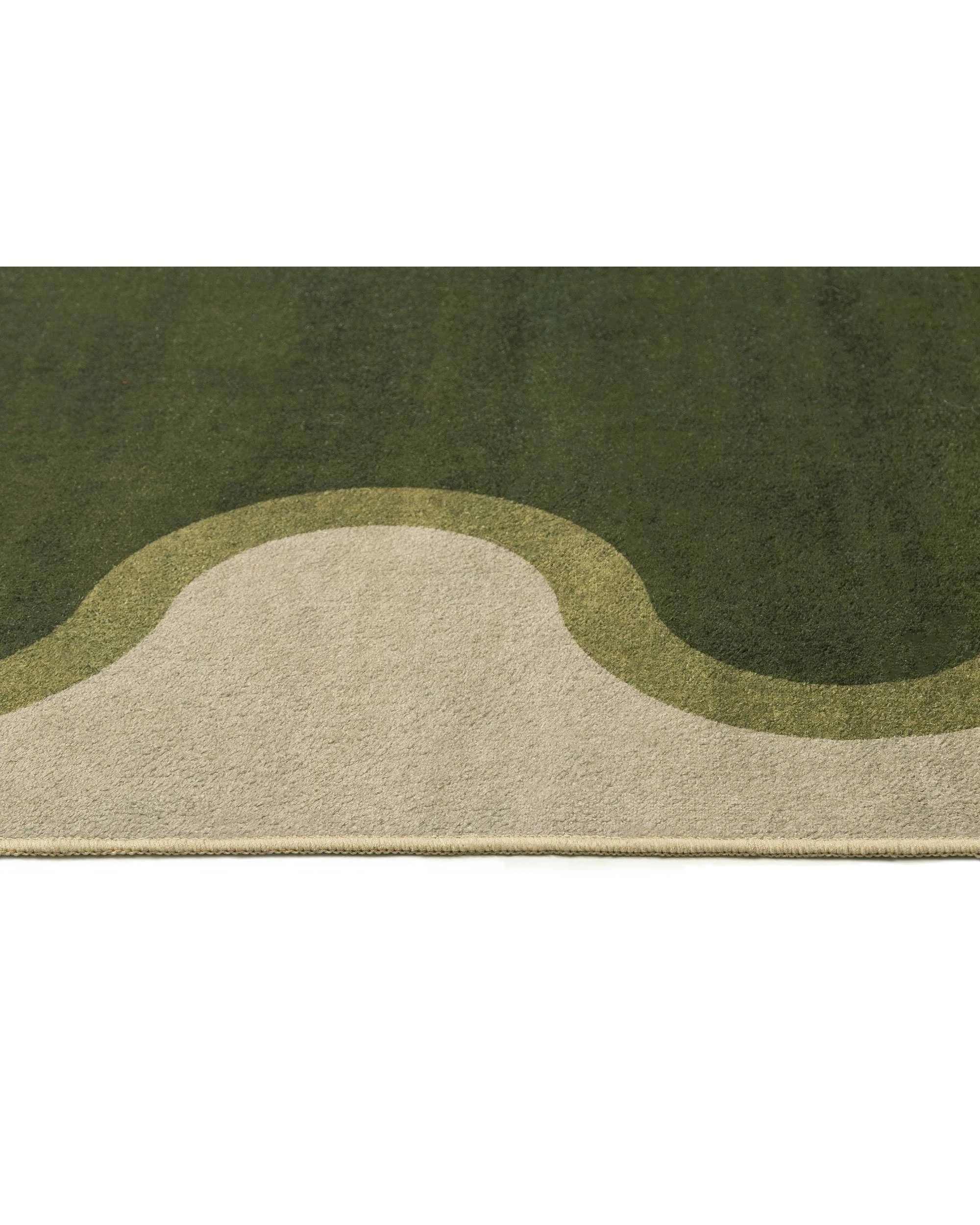 6 Loopsie Kumu Washable Rug-230cm x 160cm - Green, 6 of 8