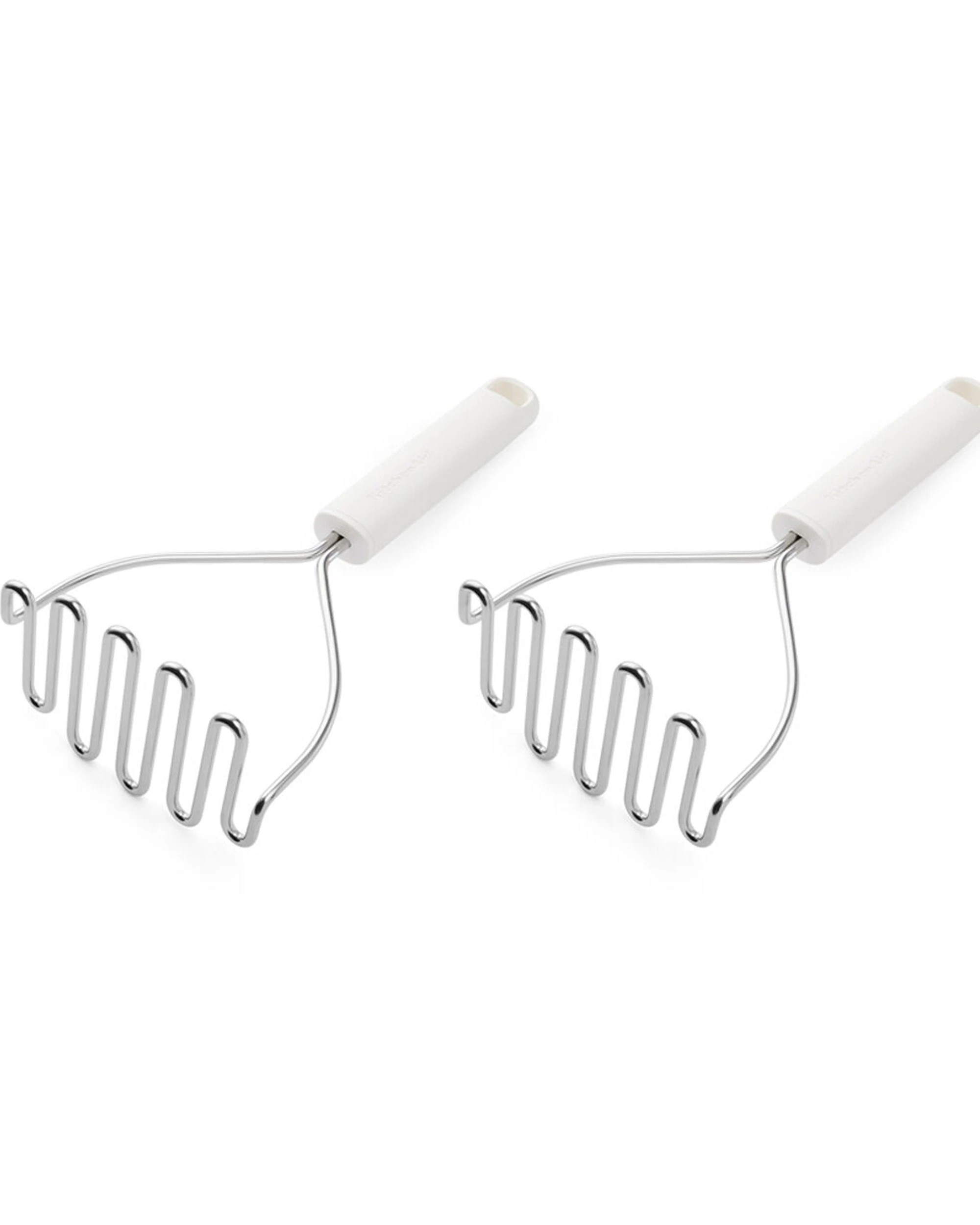 1 KitchenAid Classic Wire Multipurpose Masher 2PK Ergonomic Handle Rust-Resistant - White, 1 of 6