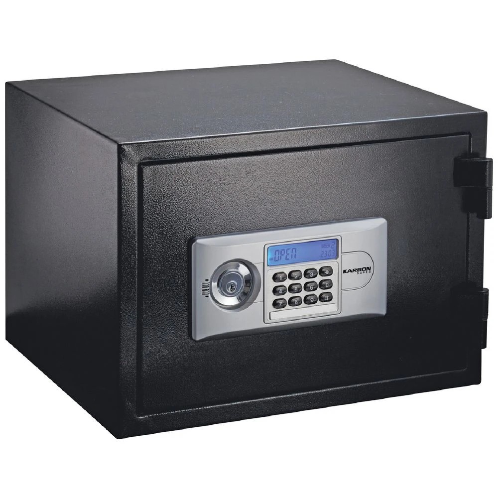 1 Karbon Titan 11.6L Digital Fire Resistant Safe Office Storage & Safety Accessories Safes Cash Boxes Fire Resistant Safes, 1 of 3