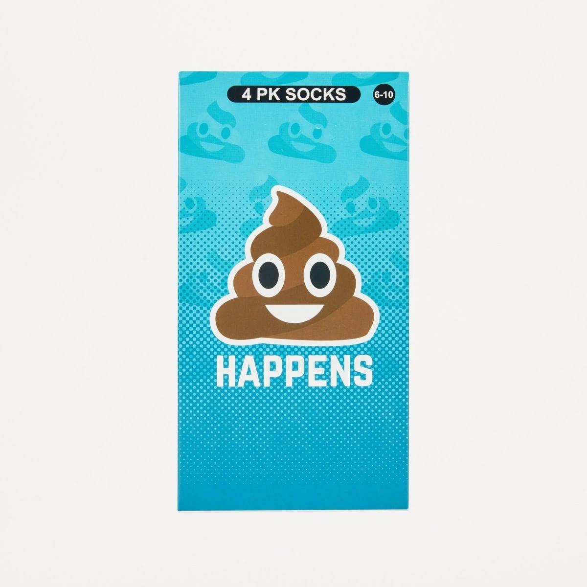 3 4 Pack Novelty Socks IT HAPPENS, 3 of 3