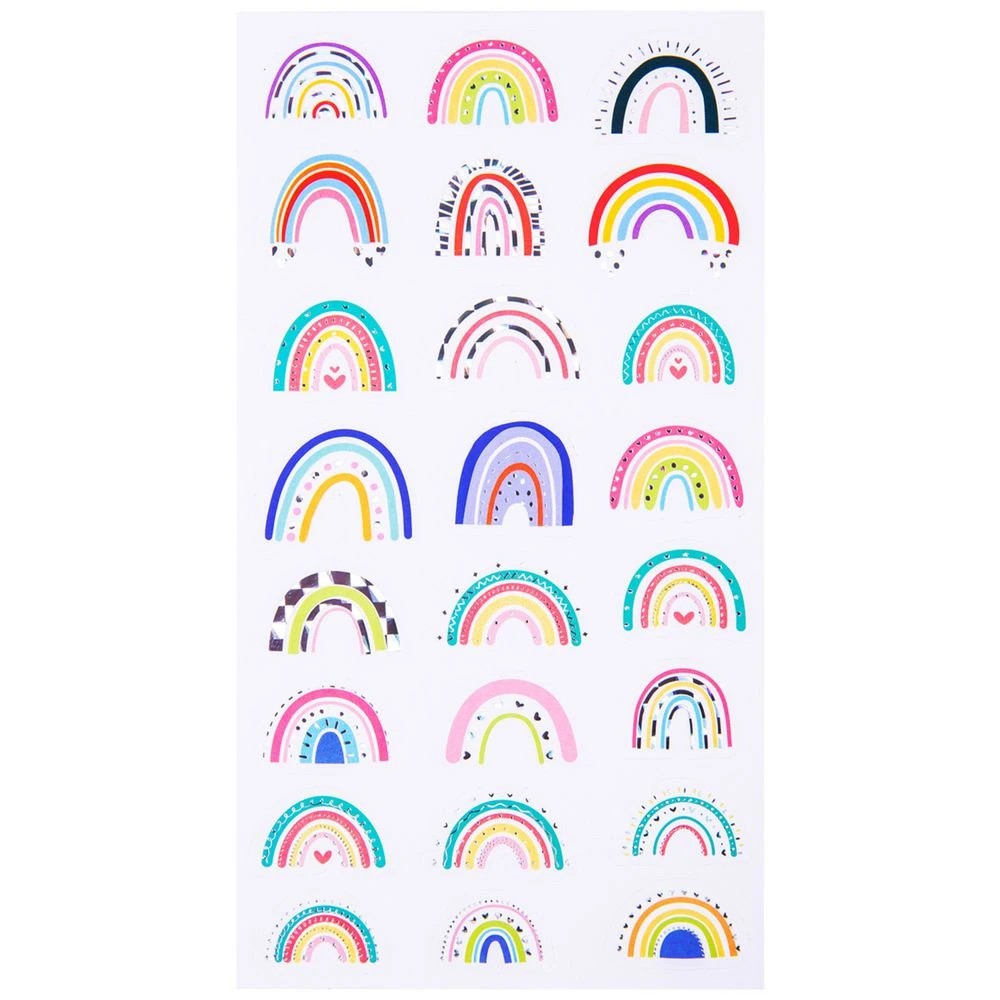 2 Learning Can Be Fun Over the Rainbow Holographic Stickers, 2 of 3
