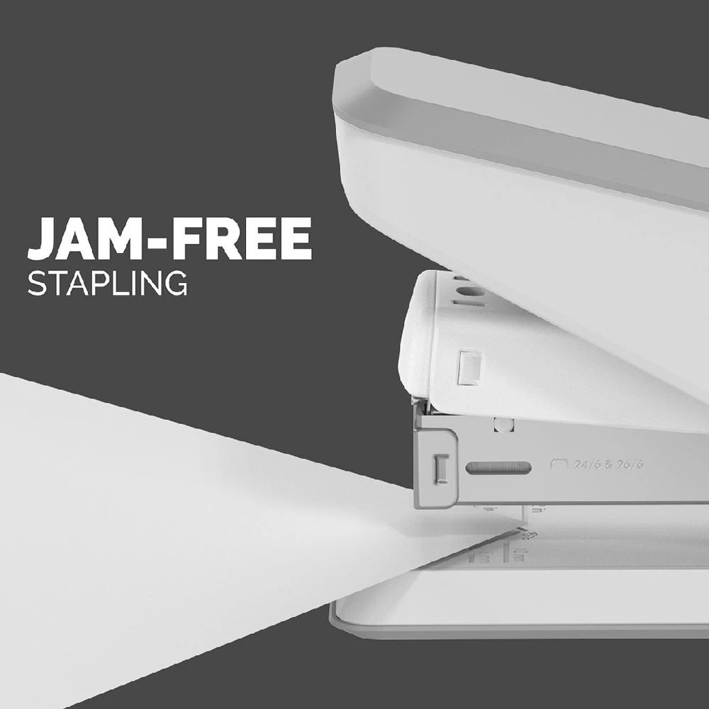 6 Fellowes LX840 EasyPress Stapler Half Strip White, 6 of 8