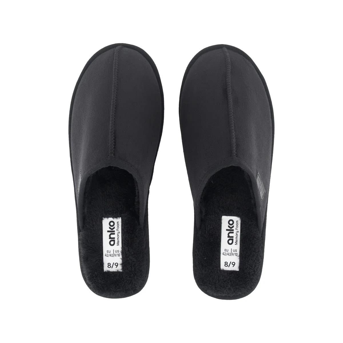 2 Hardsole Slipper Scuffs Black, 2 of 3