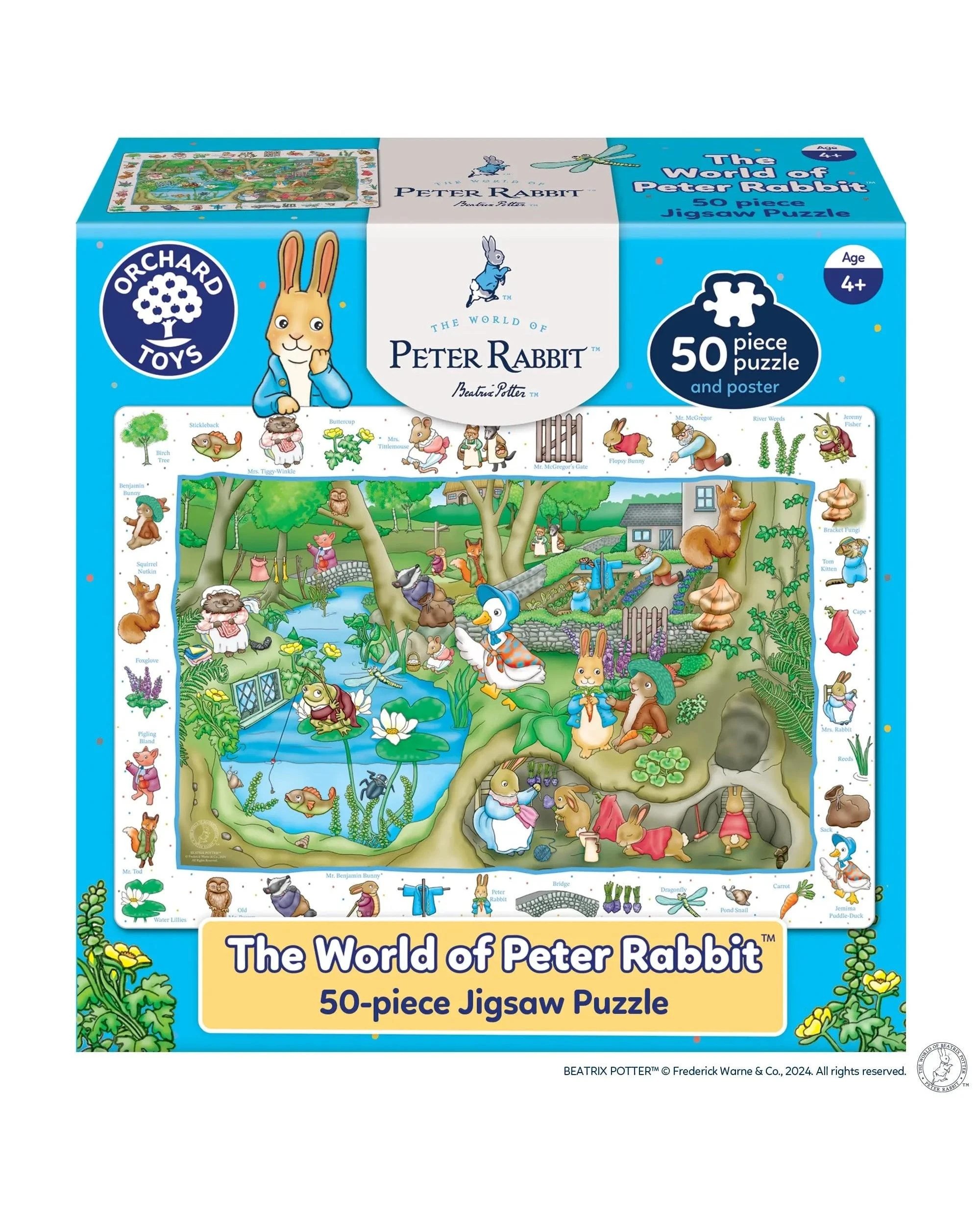 1 Peter Rabbit The World of Peter Rabbit 50-Piece Jigsaw Puzzle, 1 of 6