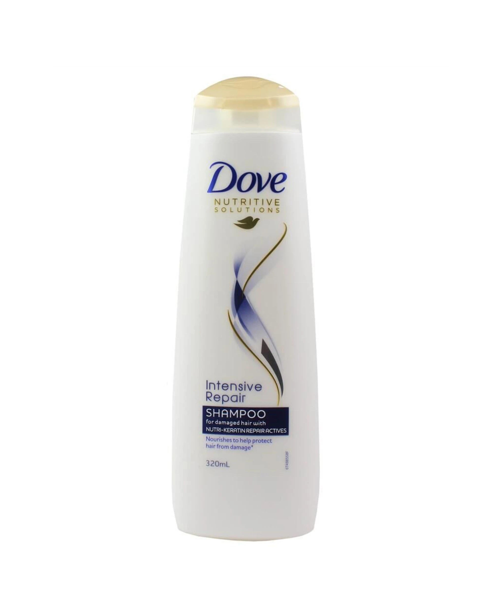 2 Dove Shampoo Intensive Repair For Damaged Hair 320ml 5PK Smart Target Tech - White, 2 of 3