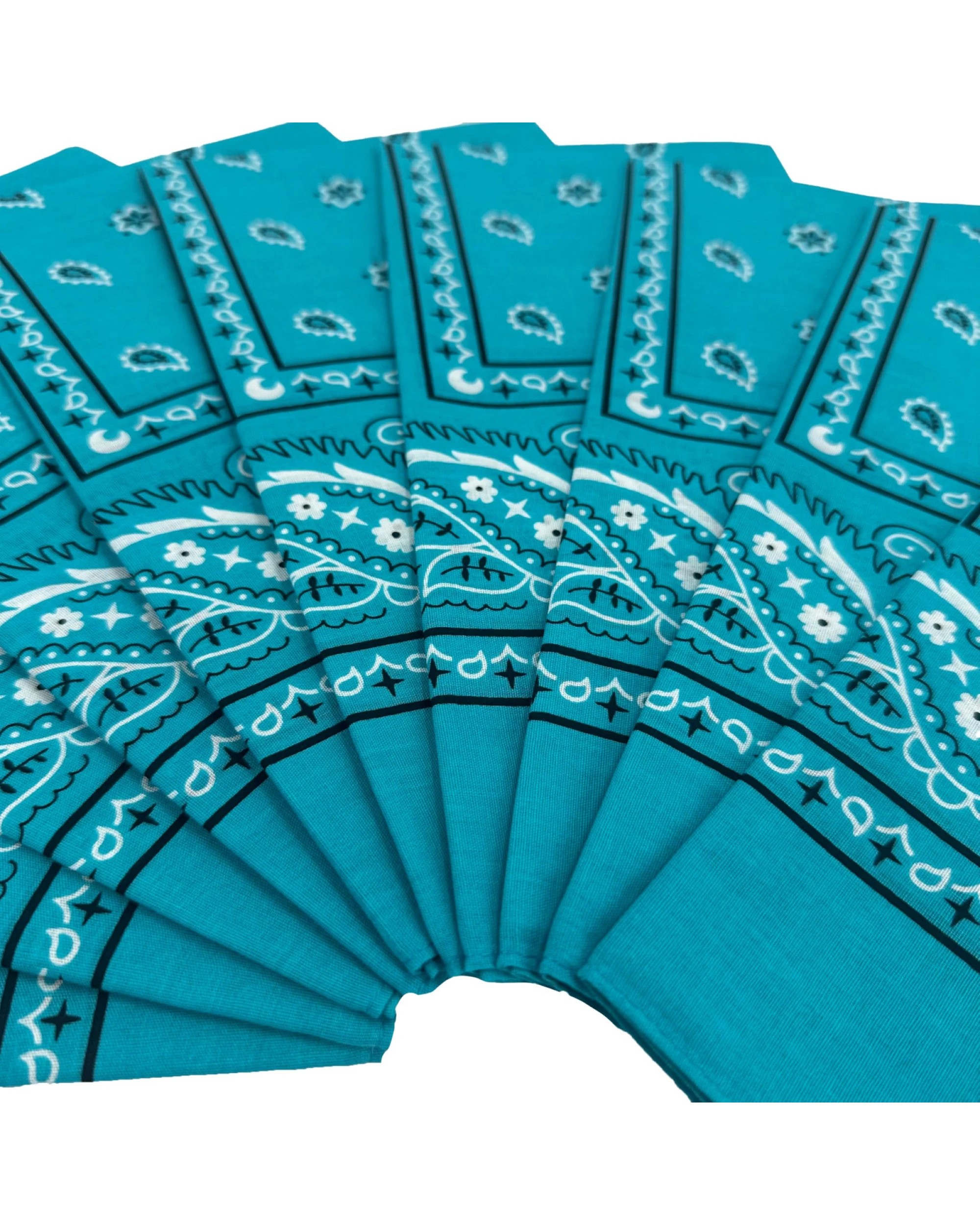 4 BR Costumes 20-Pack Paisley Cotton Bandanas for Head Wraps and Masks, 4 of 4