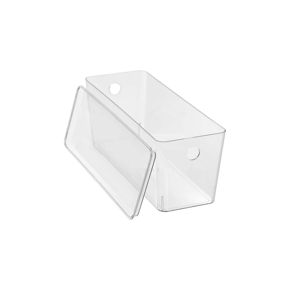 5 Boxsweden Crystal Tidy Box Container W Lid 5L 35cm Lidded Storage Organiser
 - plain, 5 of 5
