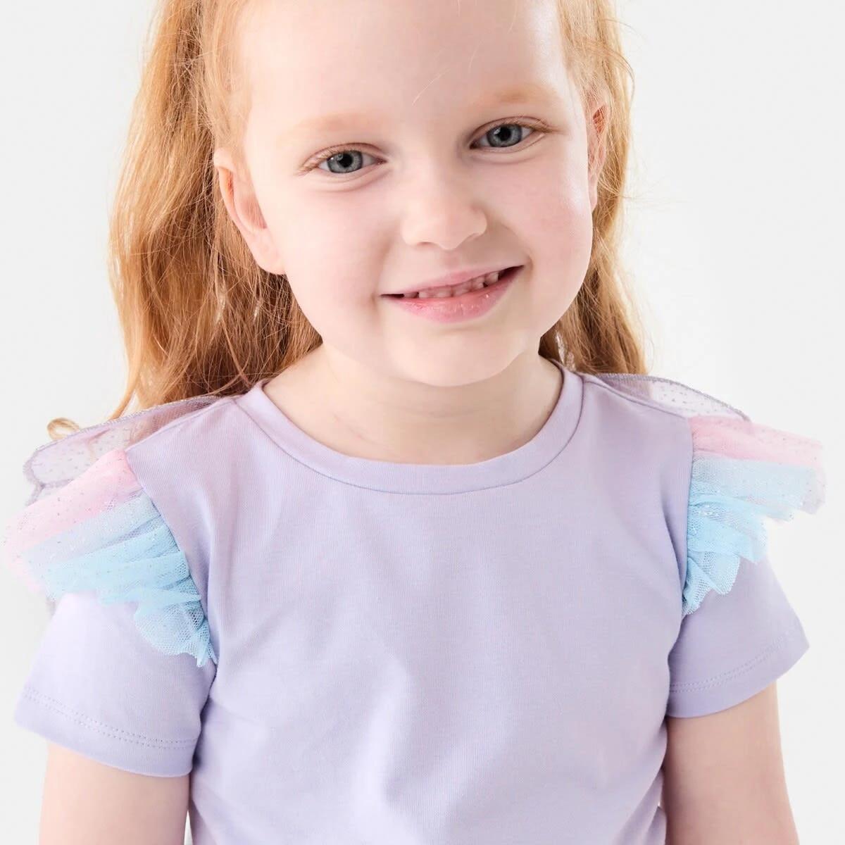 3 Frill Wing Tutu Dress PASTEL LILAC, 3 of 9