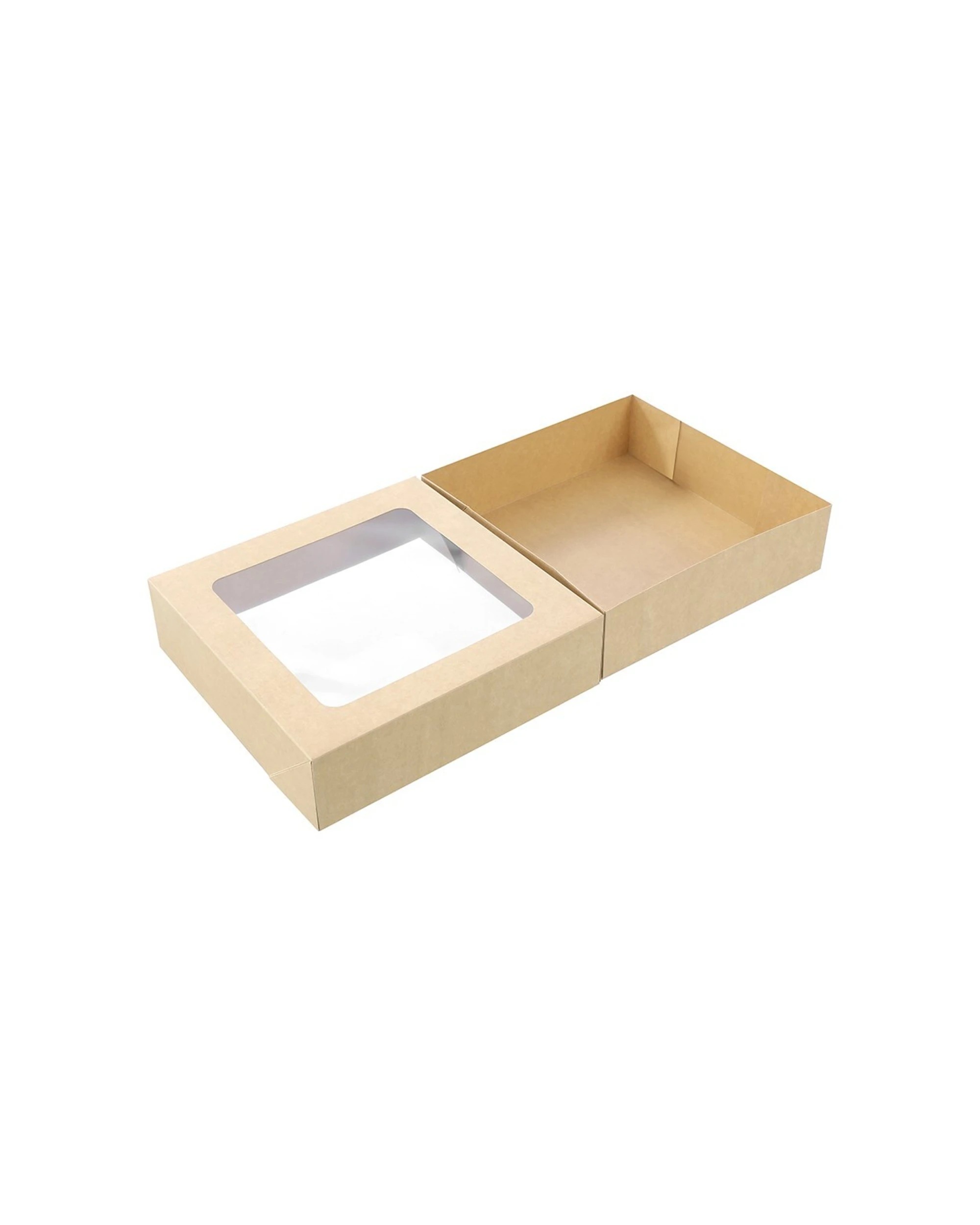 5 Lemon & Lime 4x 3pc 30cm Eco Kraft 7L Grazing Box Food Grade Recyclable - Brown, 5 of 6