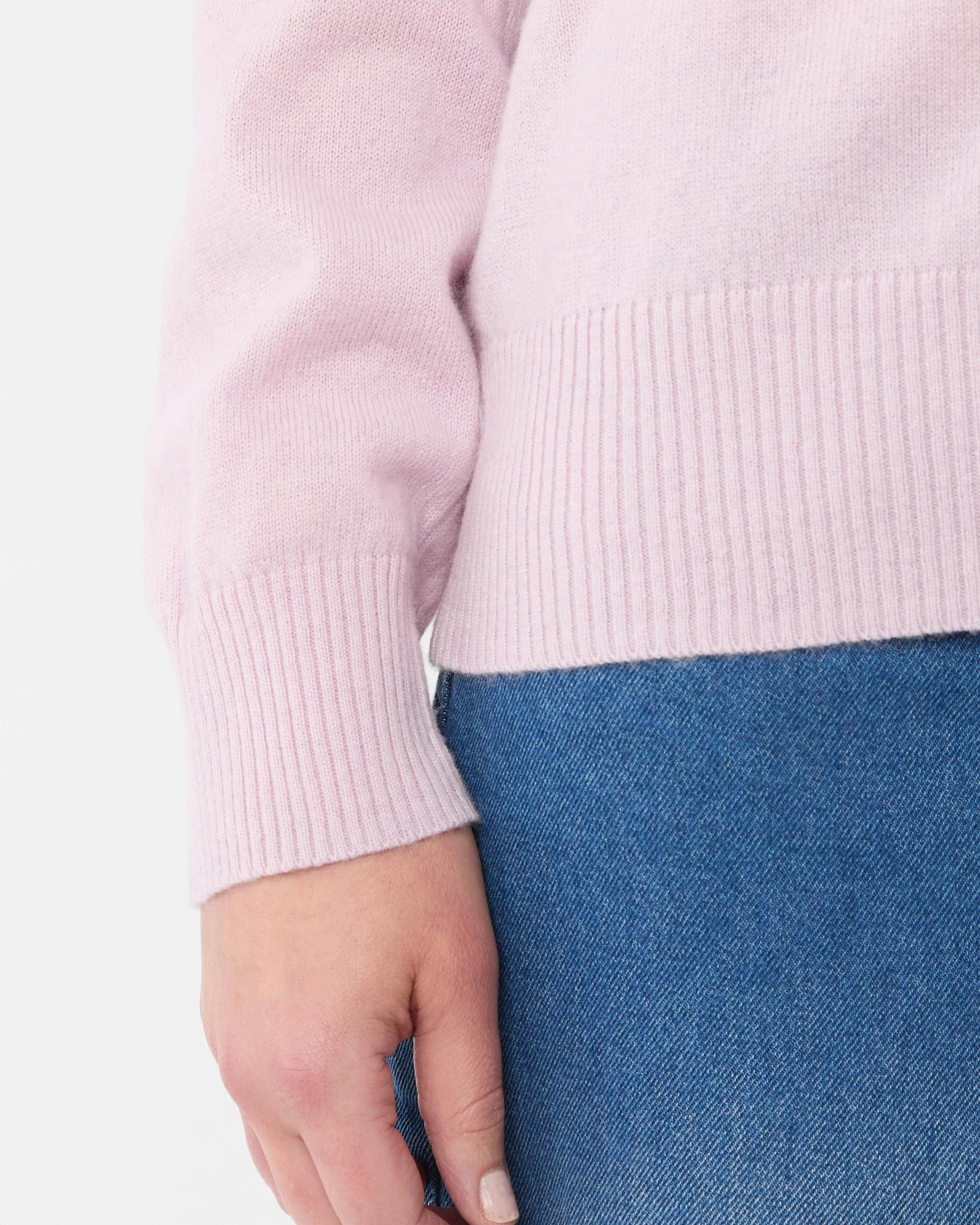 7 Merino Wool Cardigan Soft Prpl, 7 of 7