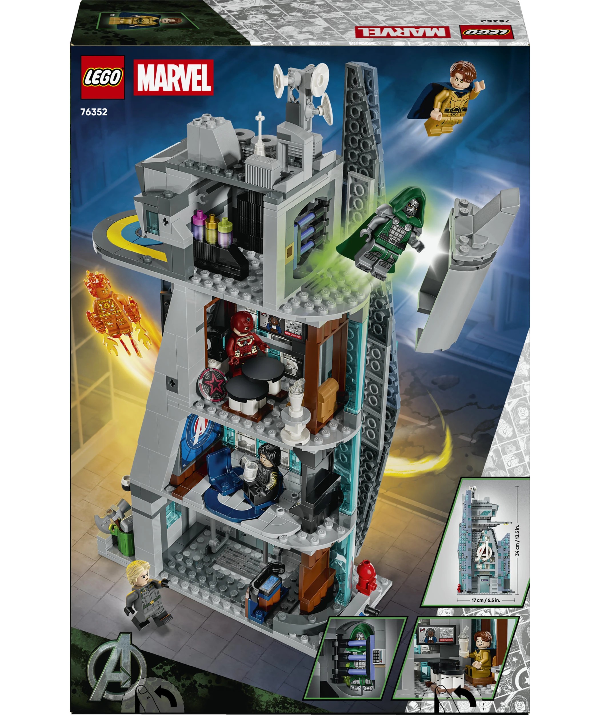 11 LEGO Super Heroes Marvel Avengers: Doomsday New Avengers Tower 76352, 11 of 11
