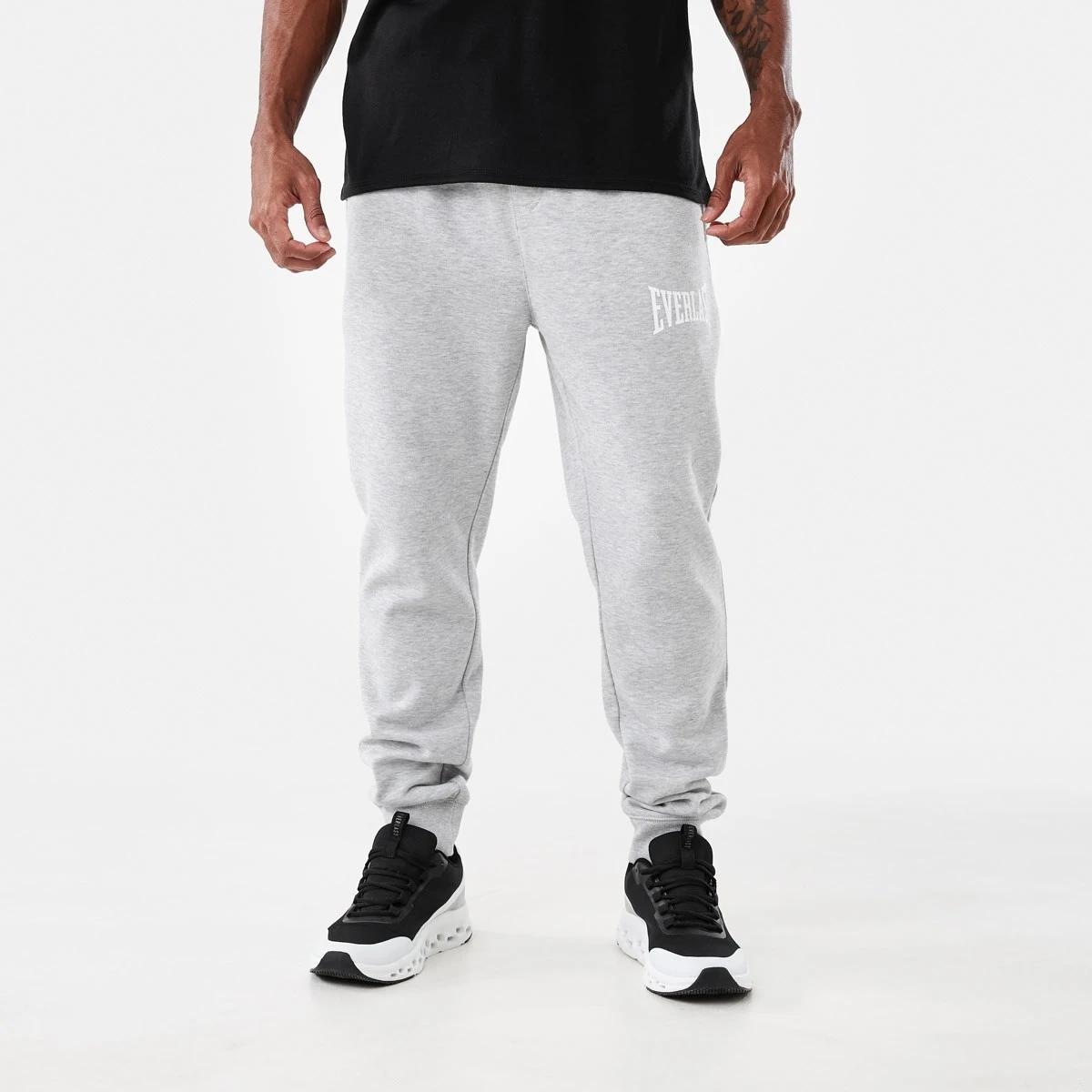 2 Everlast Mens Slim Trackpants Ever Grey Marle, 2 of 7