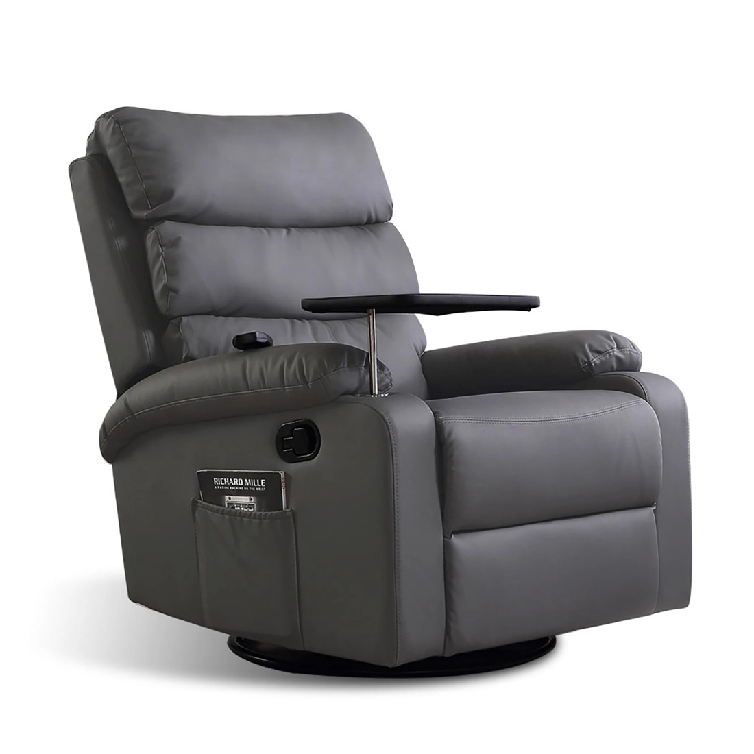 1 Levede Heated Massage Chair - Grey, 1 of 6