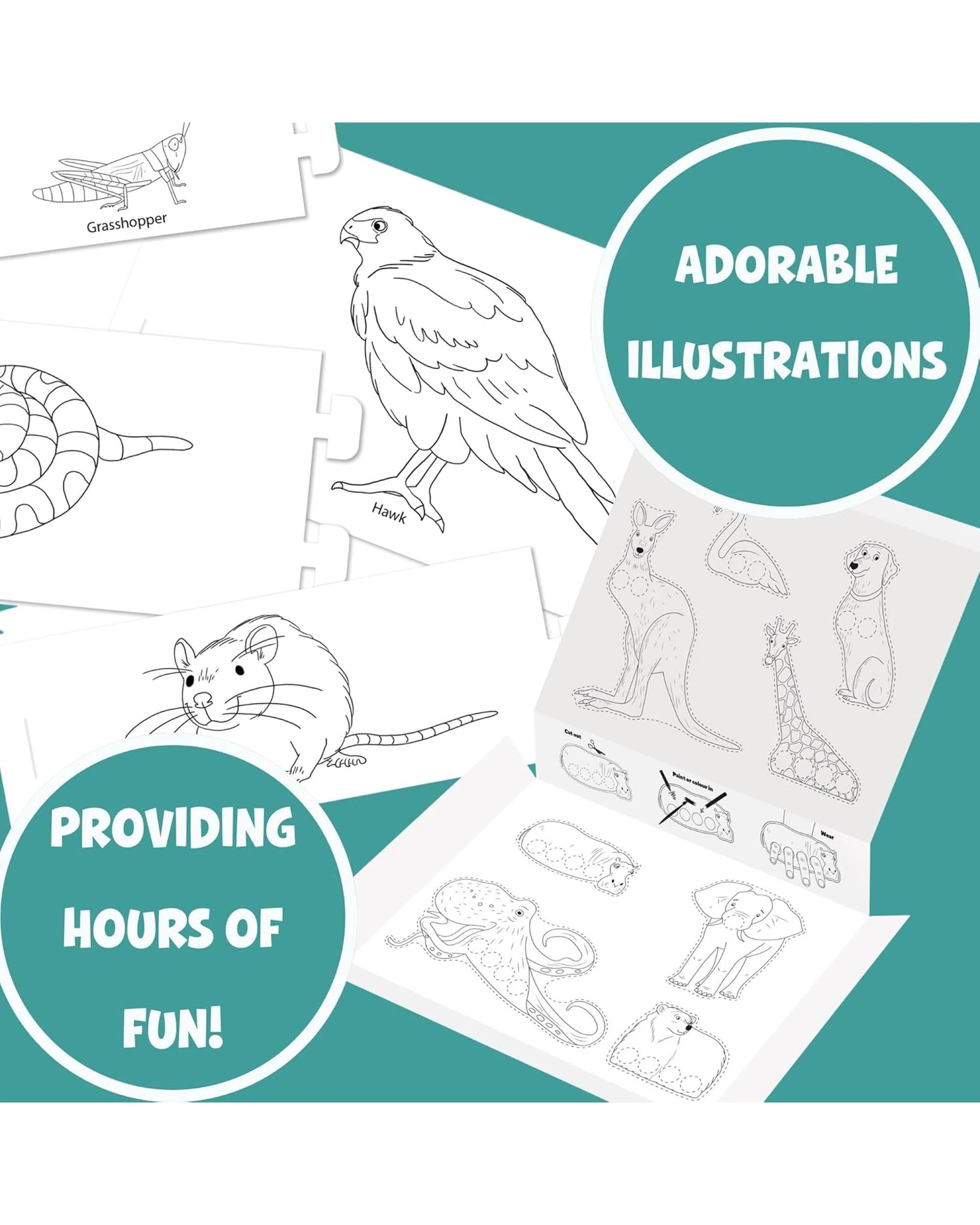 3 Galt Let's Learn Animals Activity Kit, 3 of 4