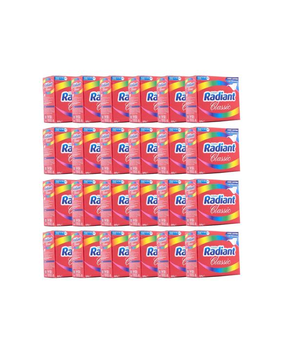 Radiant 24PK Classic Laundry Washing Powder 500g - Red