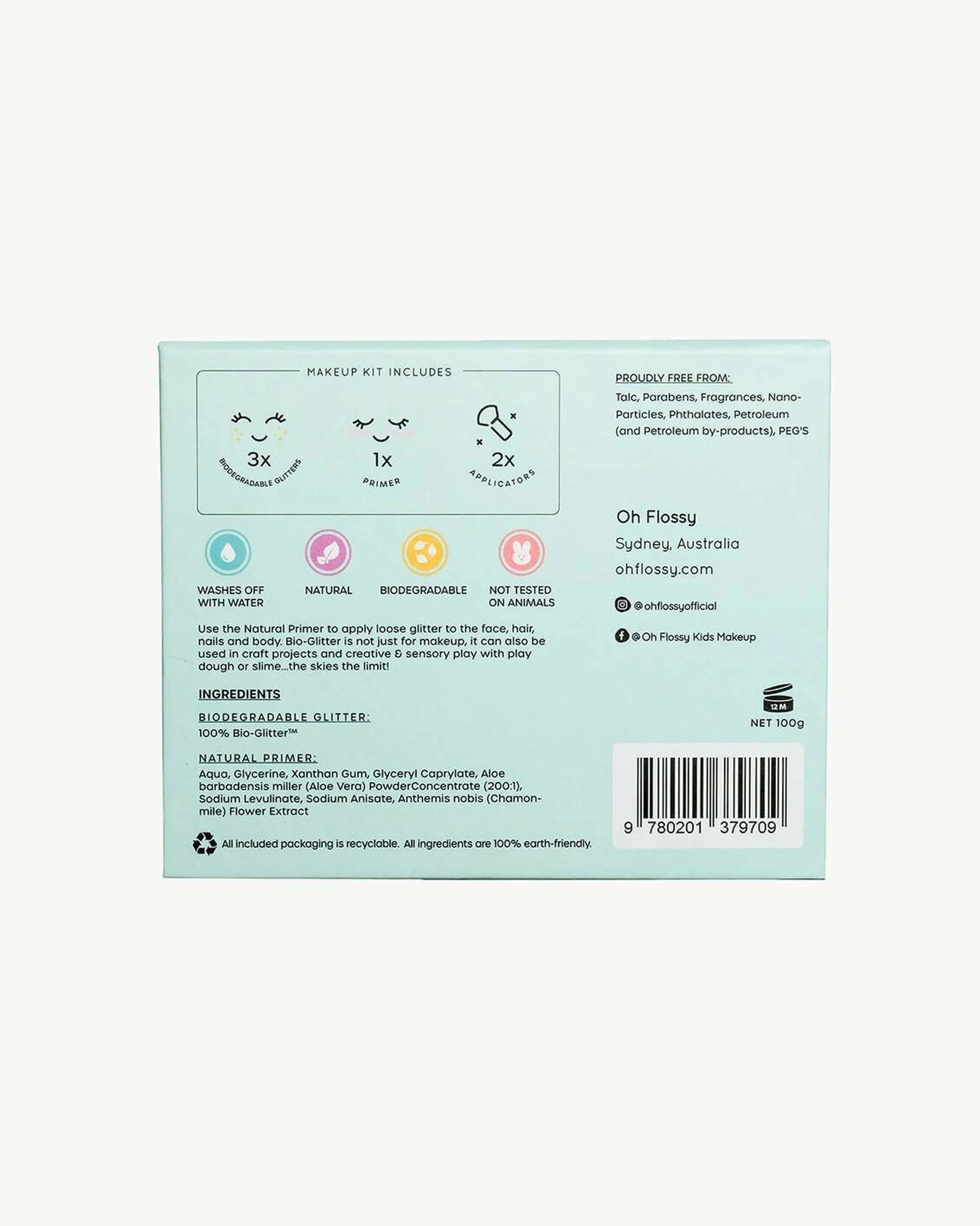 4 Oh Flossy 3pc Sparkly Makeup Cosmetic Glitter Set - Multi, 4 of 8