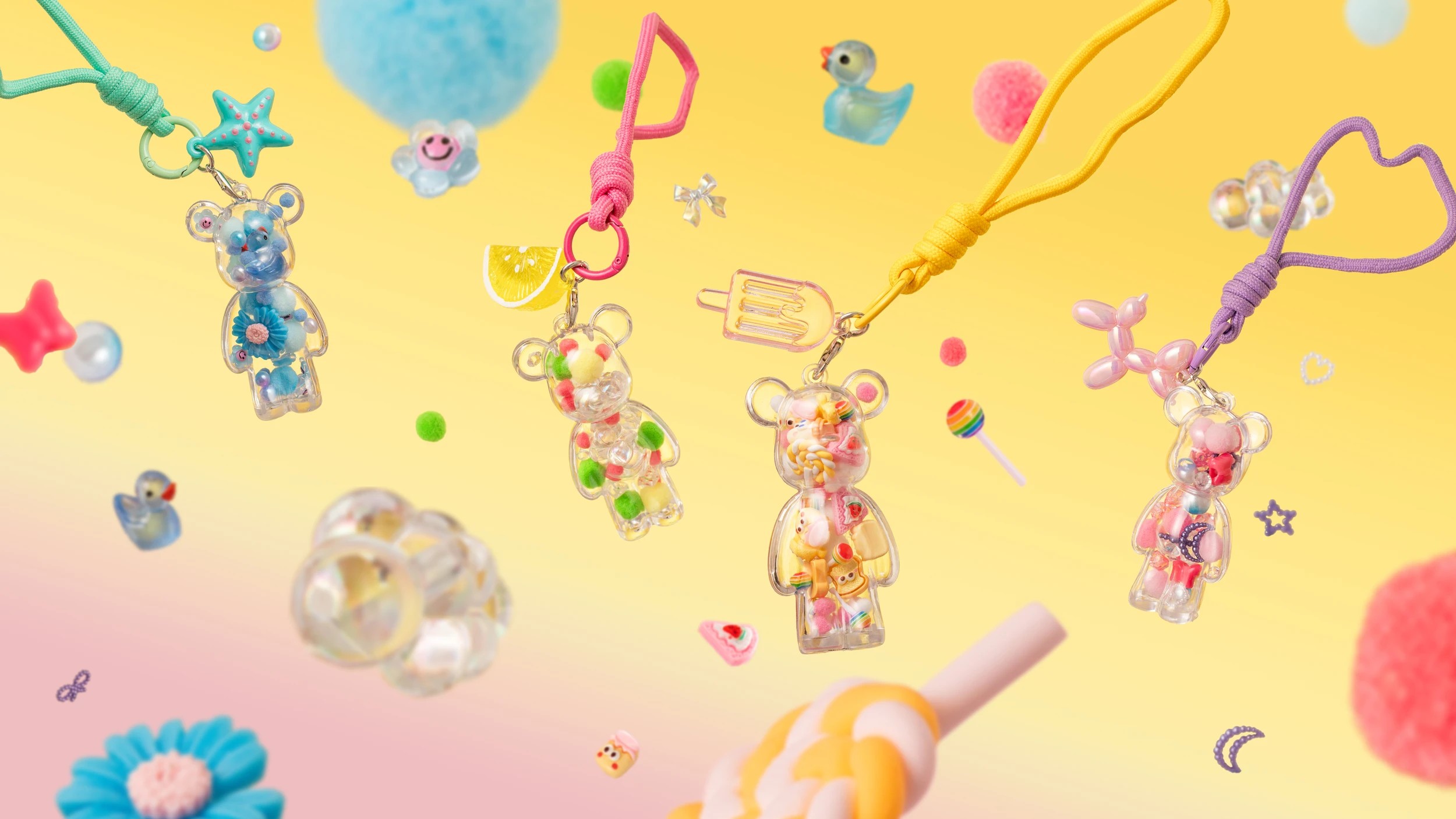 1 Pour Palz Fillz Bear Keyring - Assorted, 1 of 8