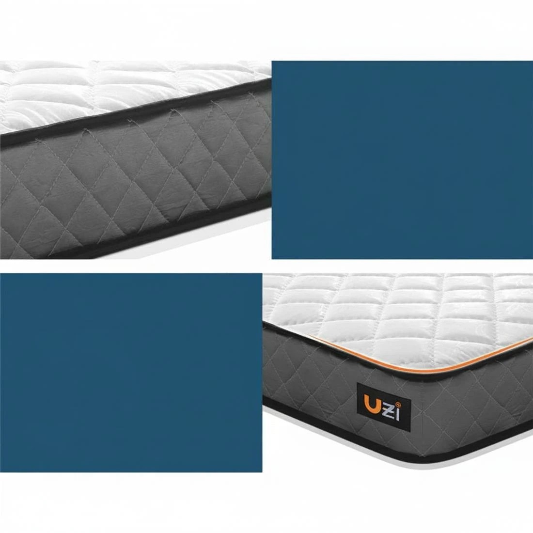 6 Giselle Bedding 16cm Mattress Tight Top Single - Single Bed - Multi, 6 of 6