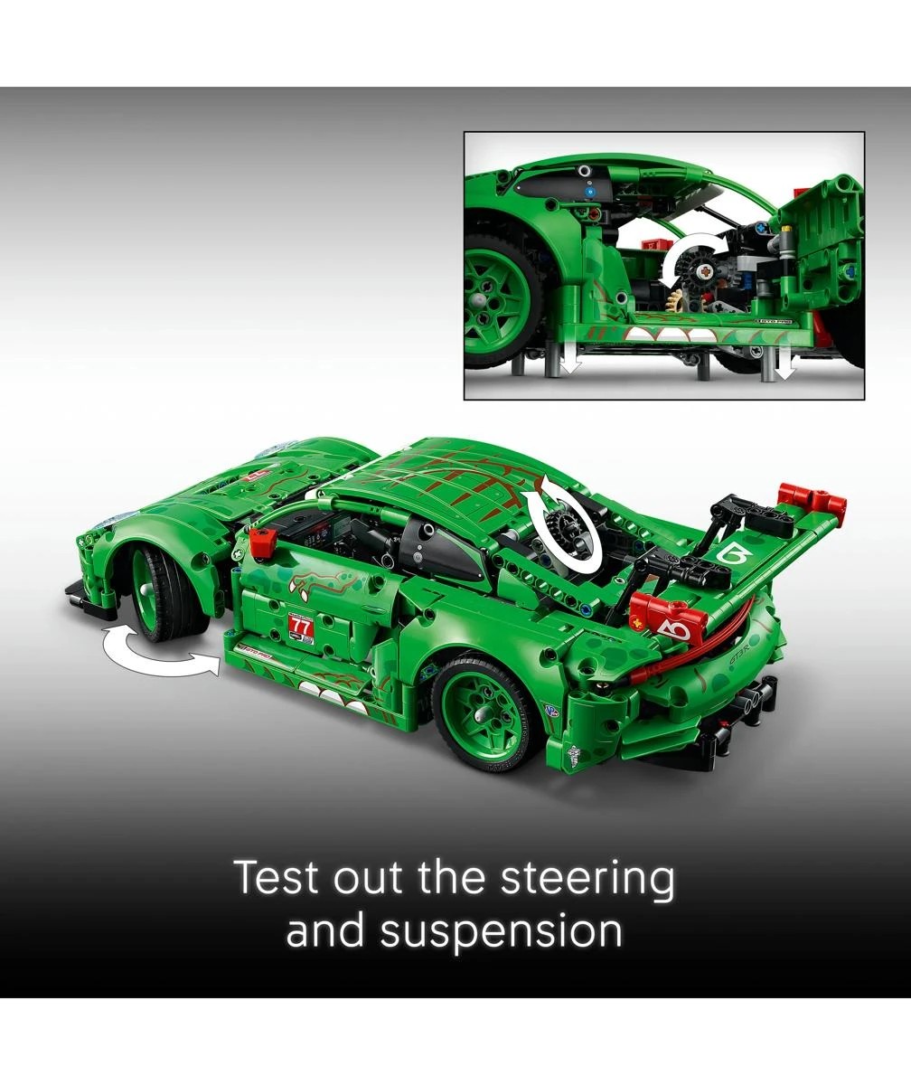 4 LEGO Technic Porsche 911 GT3 R REXY AO Racing Car 42224, 4 of 10