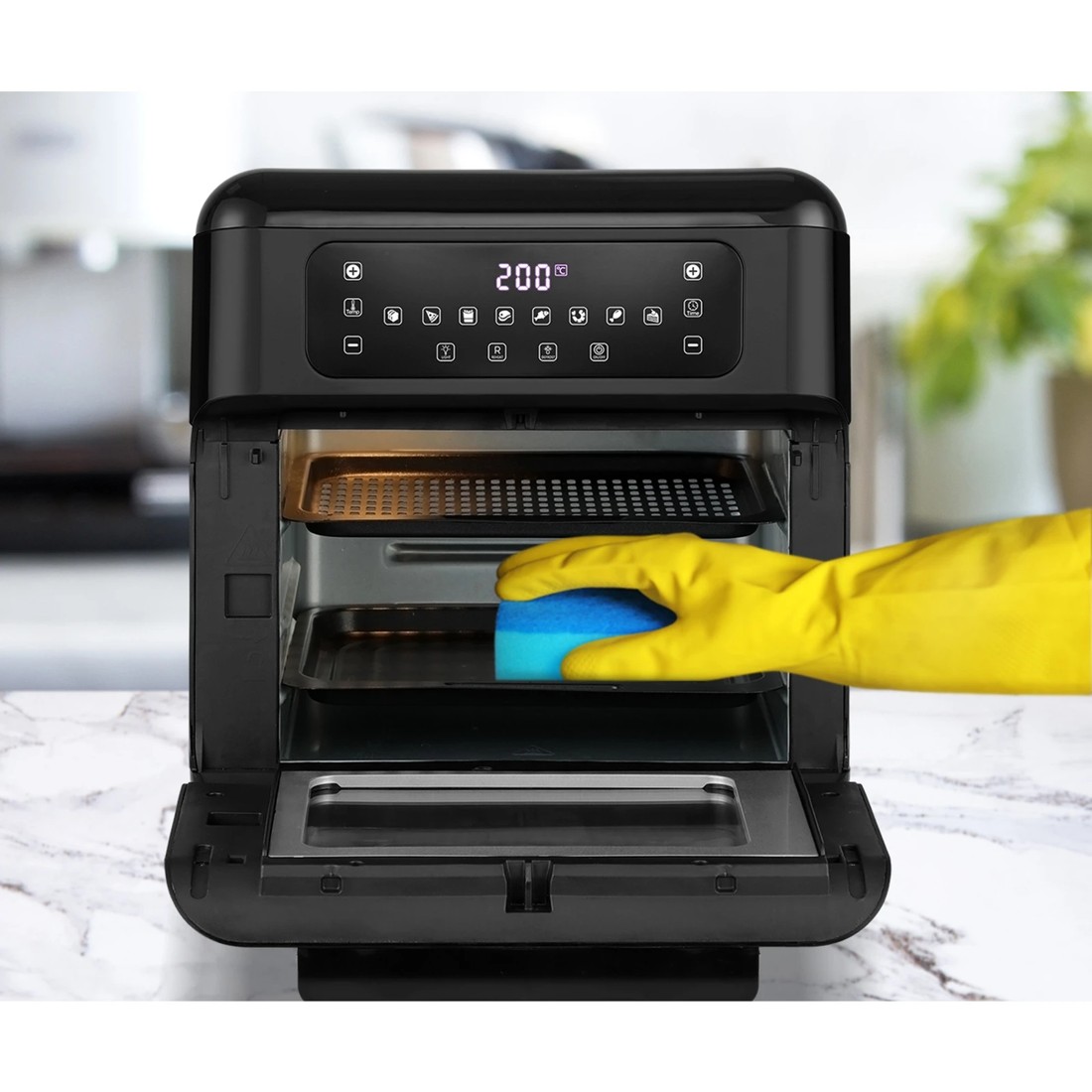 3 Vevare Air Fryer 12l Fryers Oven Lcd Touch Oil Free Cooker 1500w Kitchen
 - Black, 3 of 7