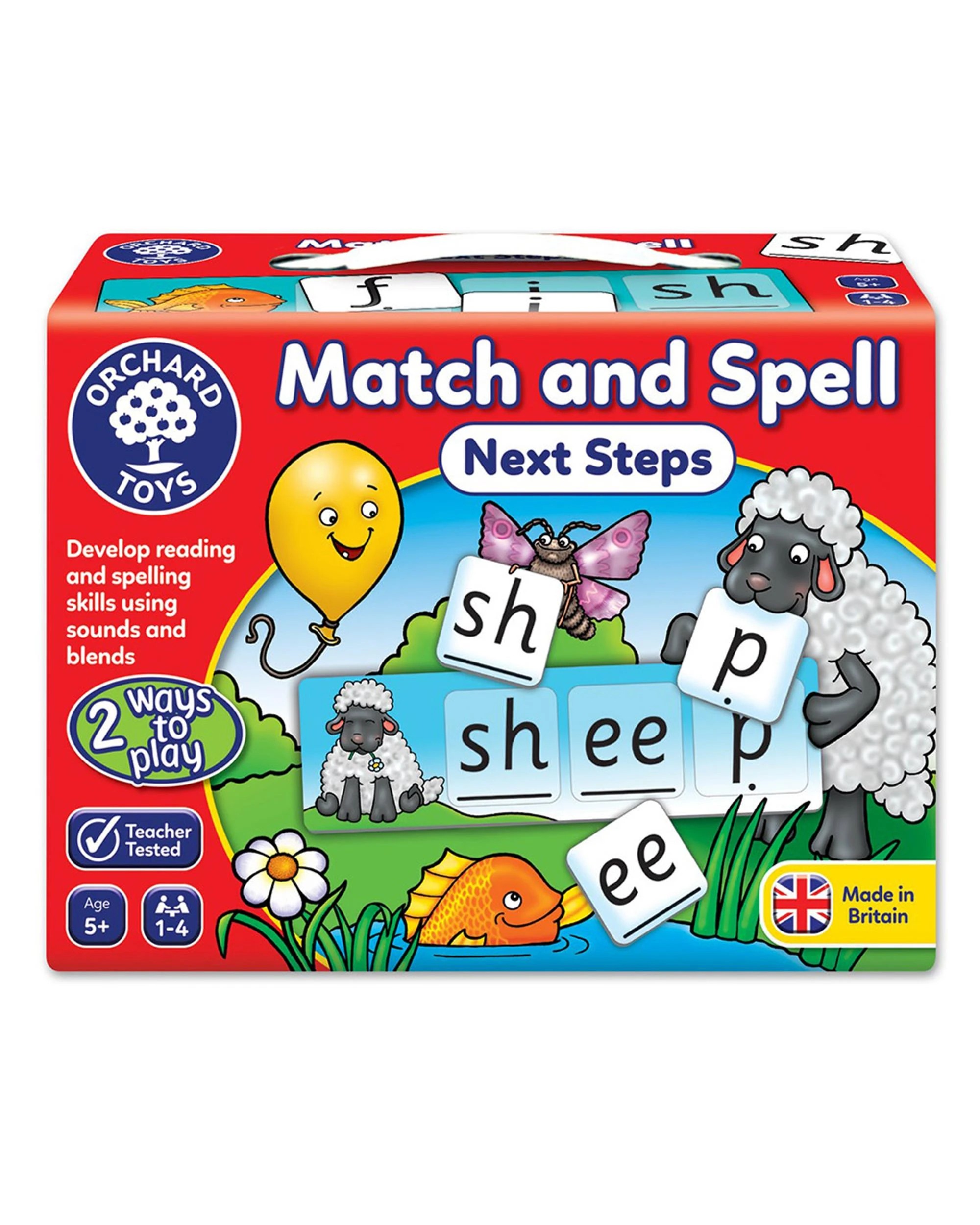 1 Match and Spell Next Steps Card Game, 1 of 2