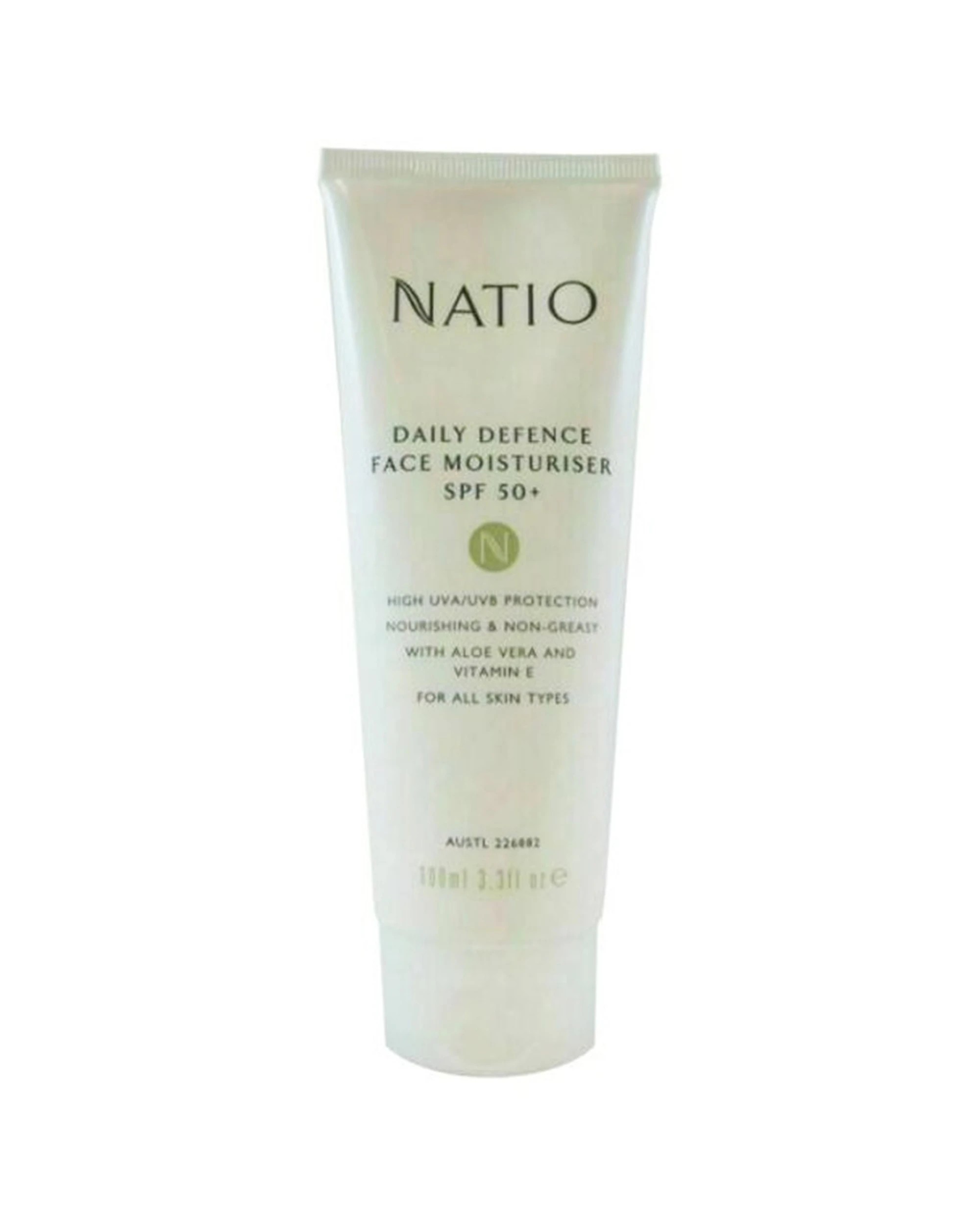 1 Natio Daily Defence Face Moisturiser Spf 50+ 100ml, 1 of 1