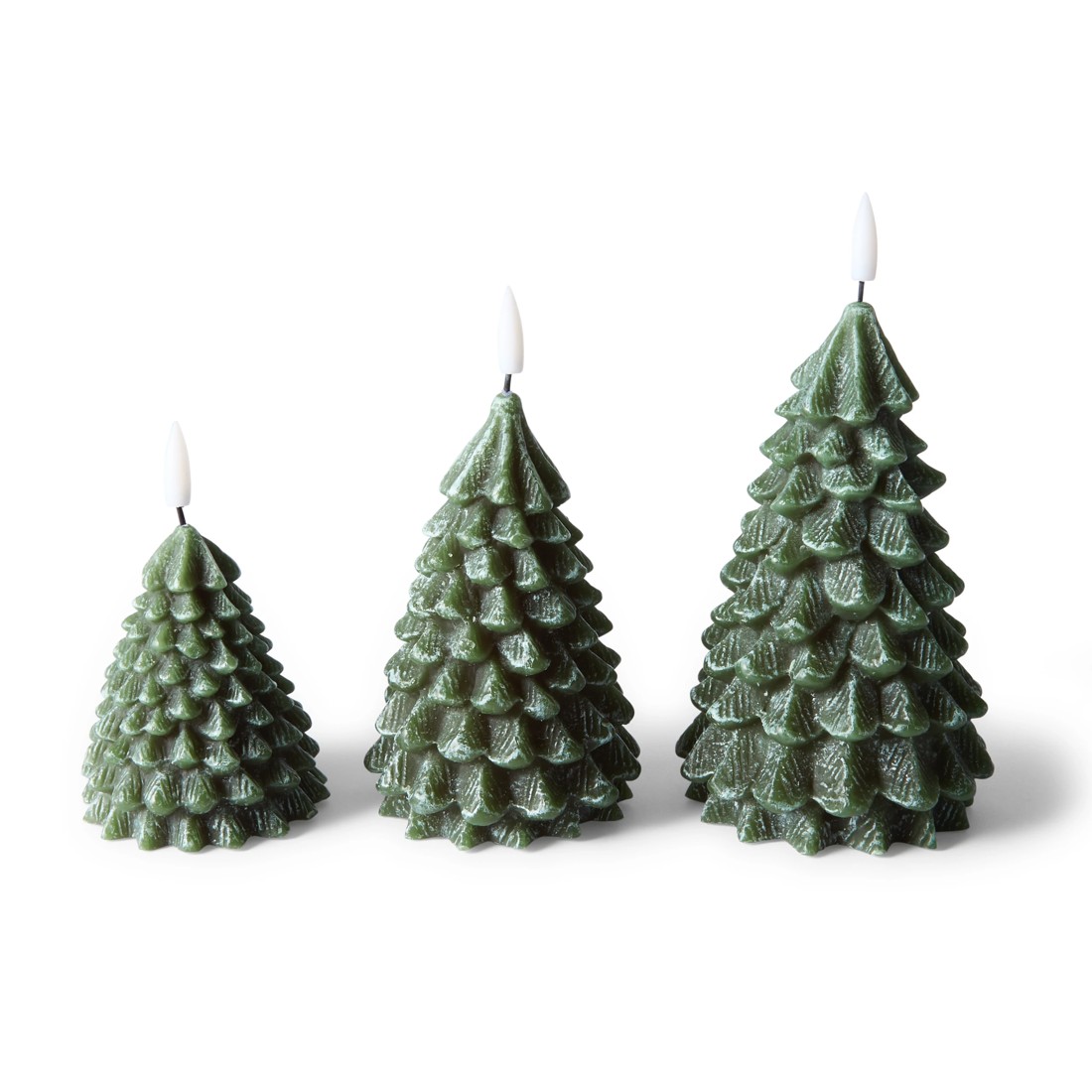 2 LED Christmas Tree Candle Set, 2 of 7