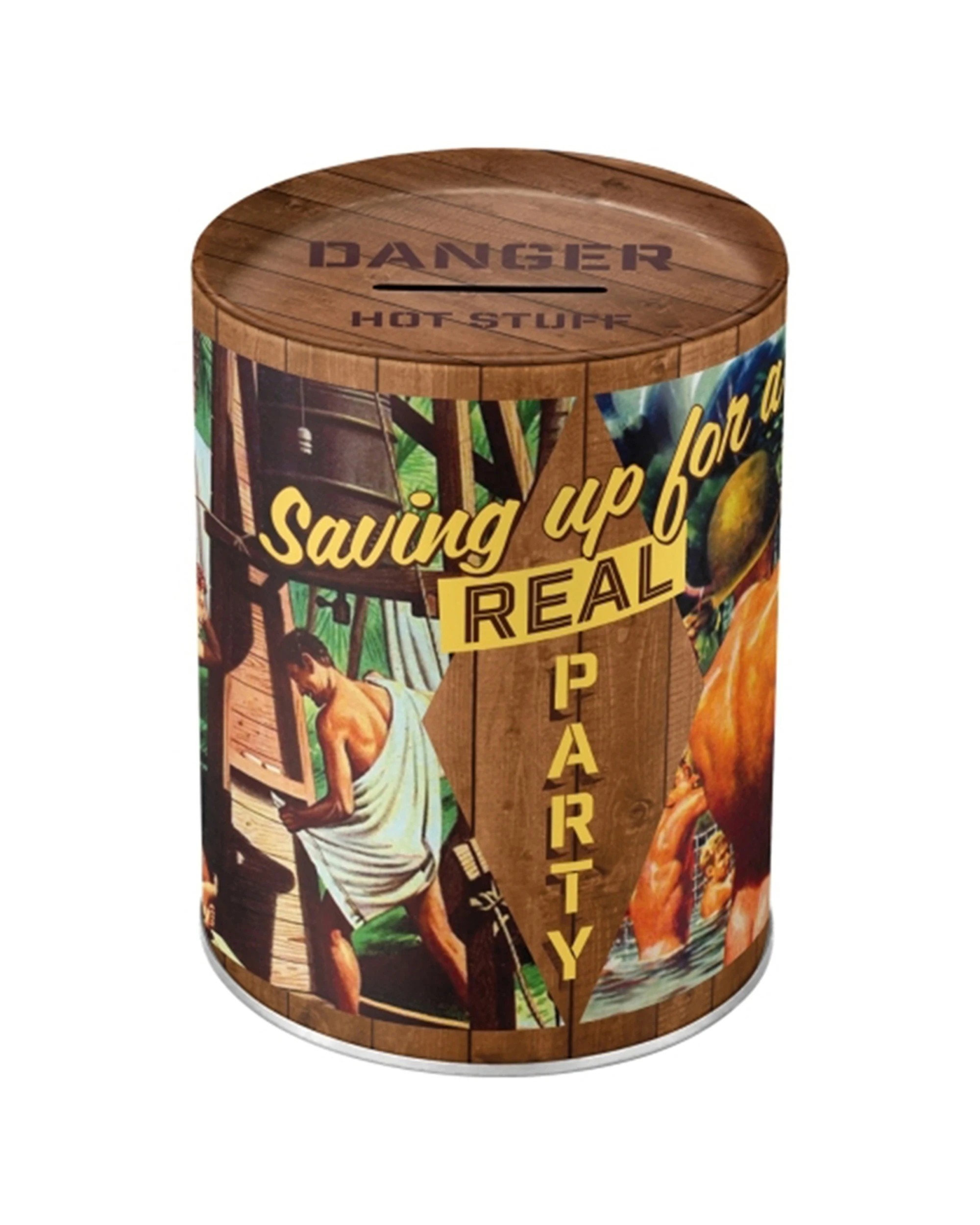 1 Nostalgic-Art Storage Money Box - Party Boys - Multi, 1 of 3