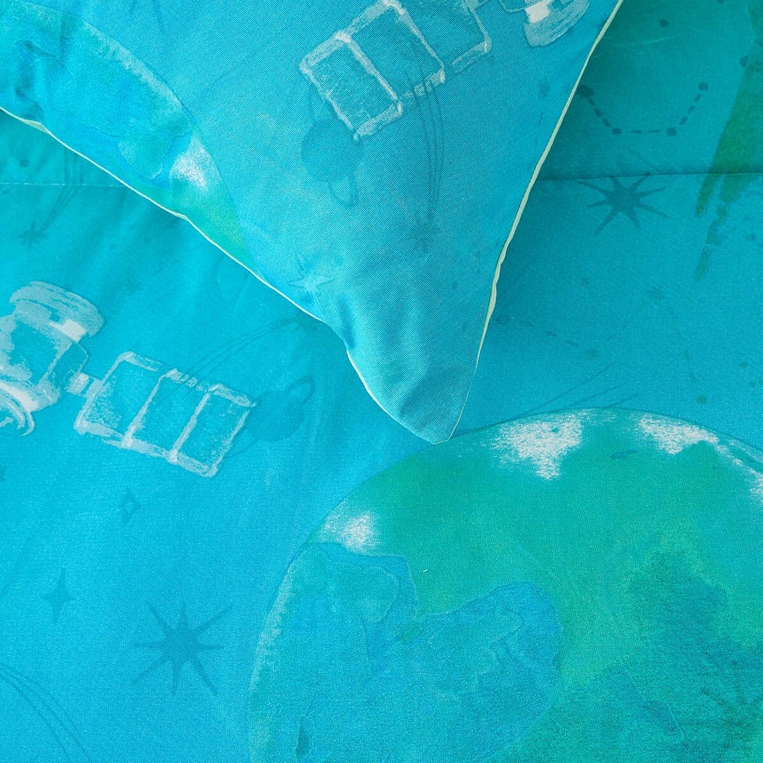 4 Galaxy Cotton Rich Cover Comforter Set - Single Bed, 4 of 7